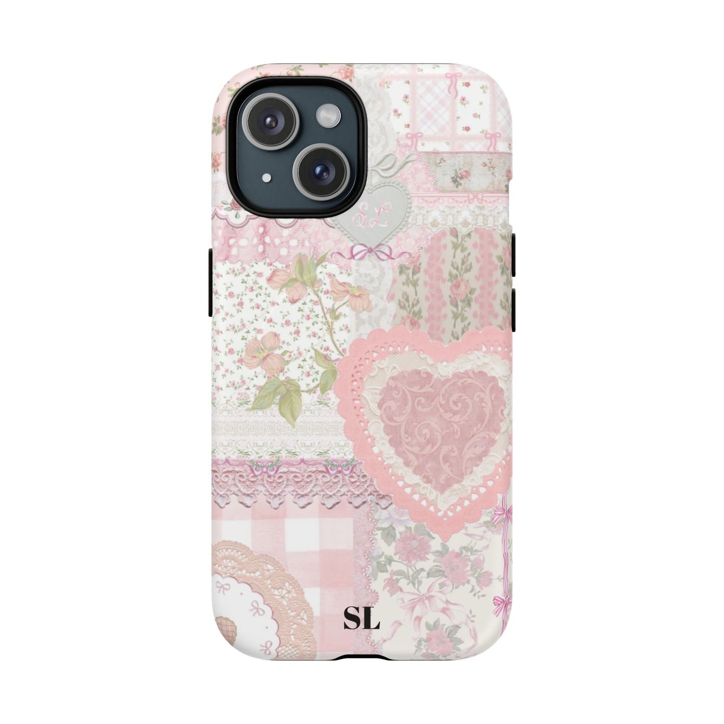 Blushing Floral Patchwork MagSafe Case
