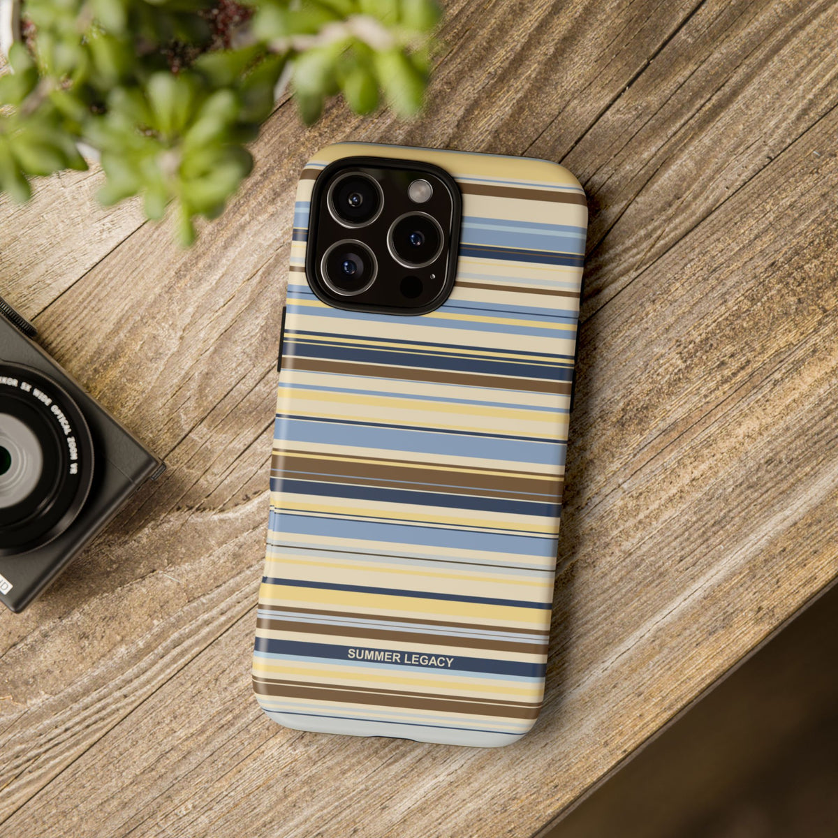 Coconut Multi Stripe iPhone Case
