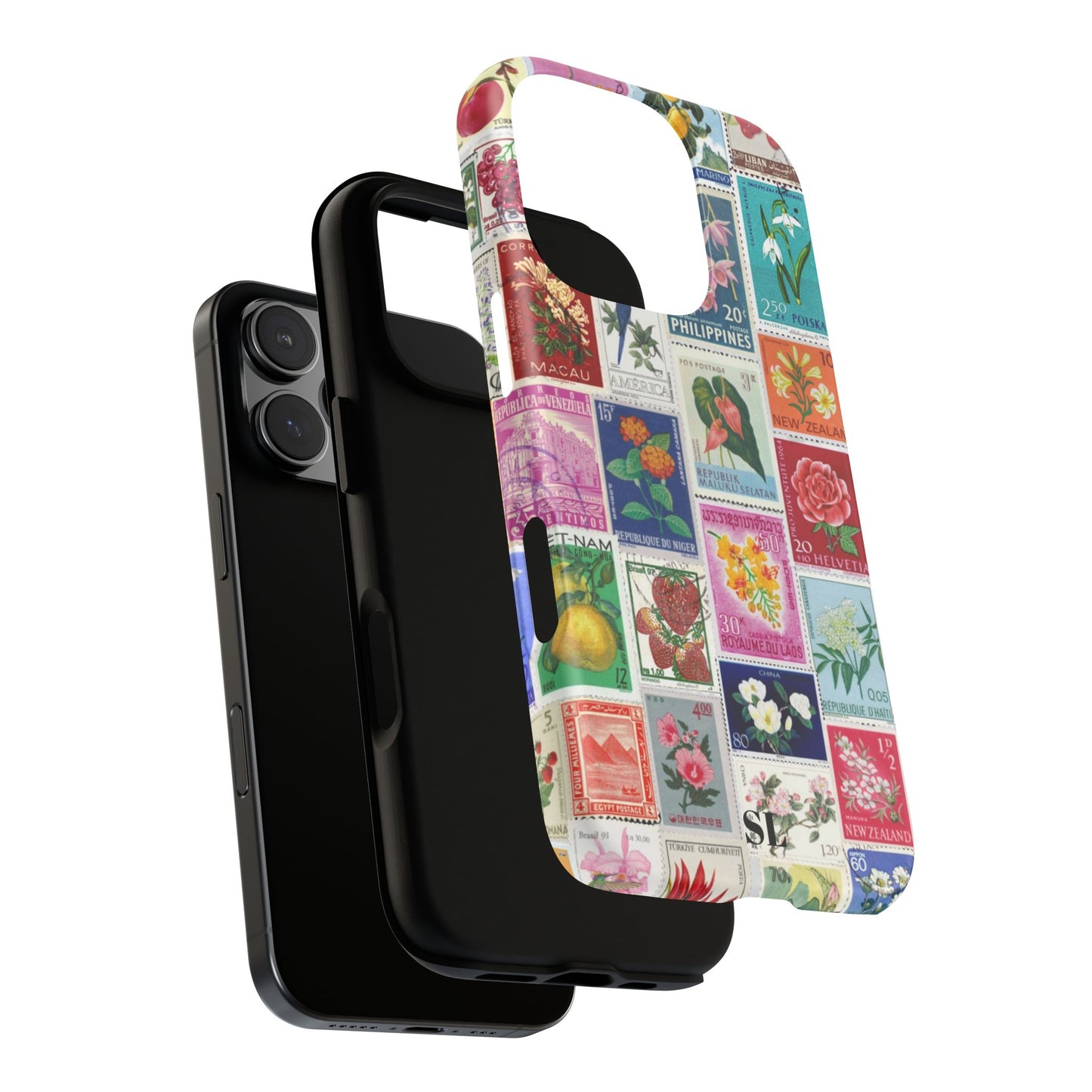 Postcard Stamps iPhone Case