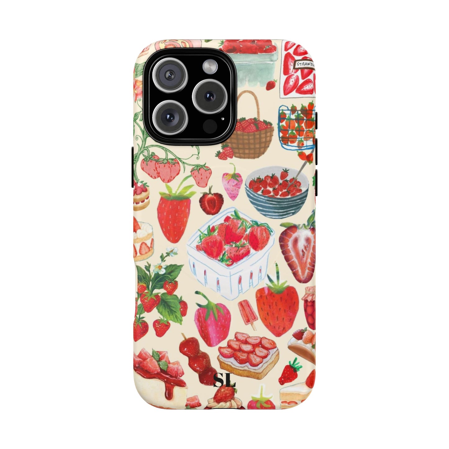 Strawberry Collage MagSafe Case
