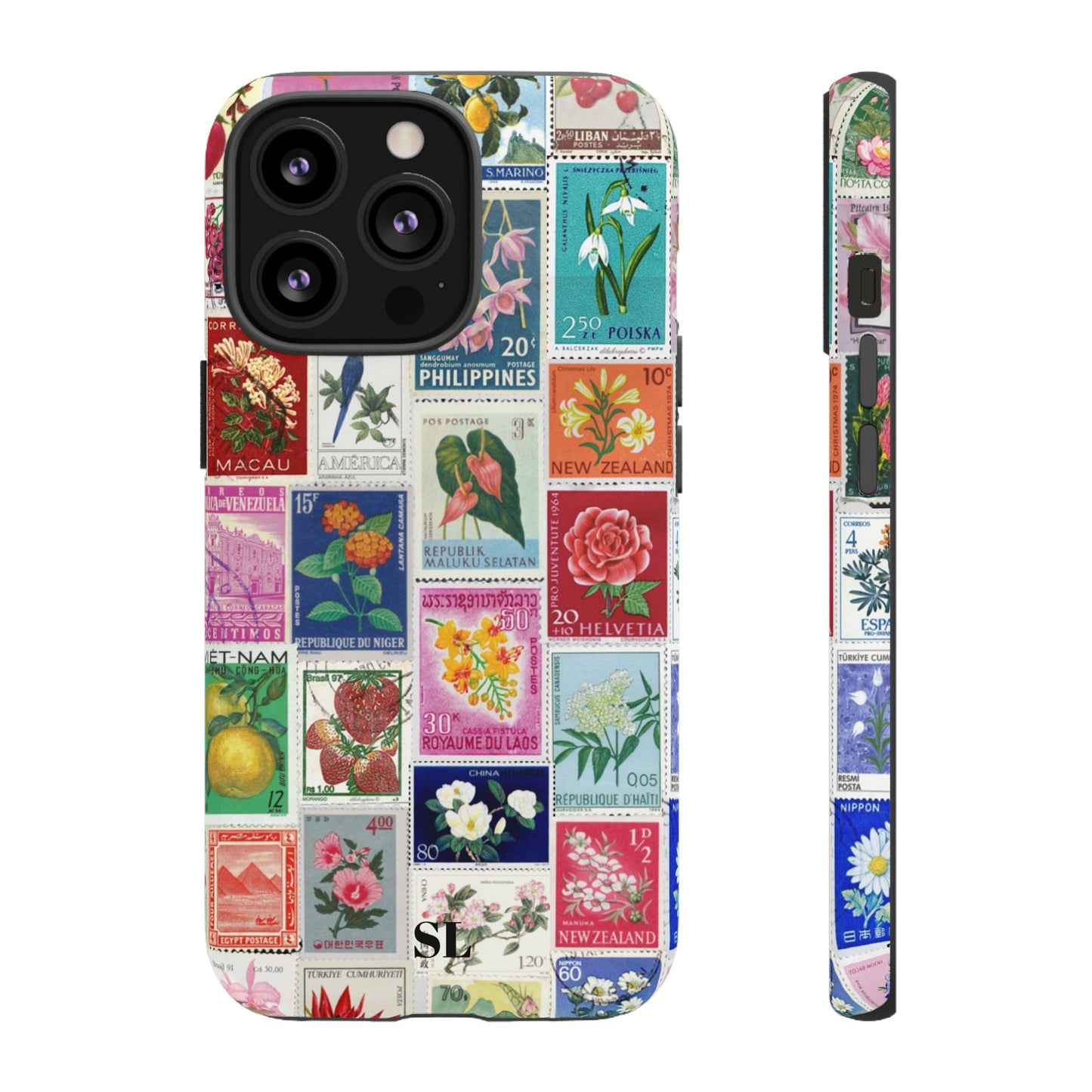 Postcard Stamps iPhone Case