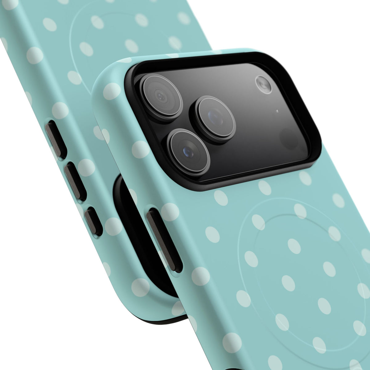Teal Polka Dot MagSafe Case