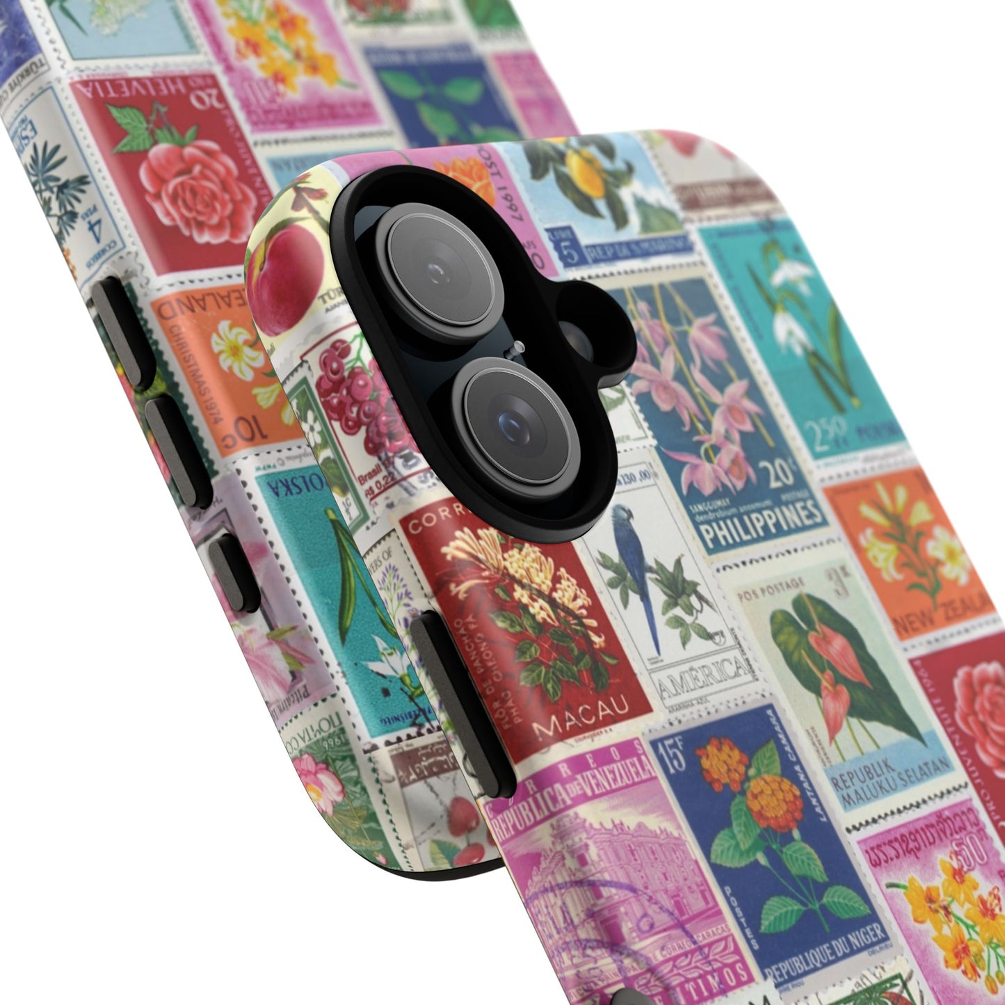Postcard Stamps iPhone Case