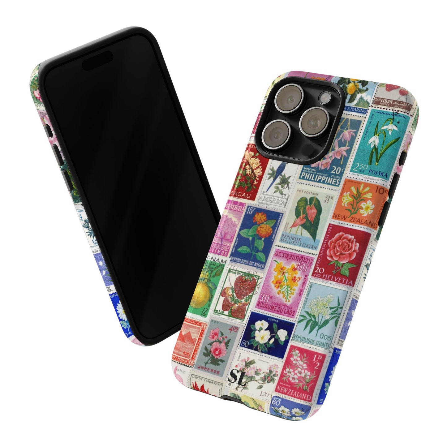 Postcard Stamps iPhone Case