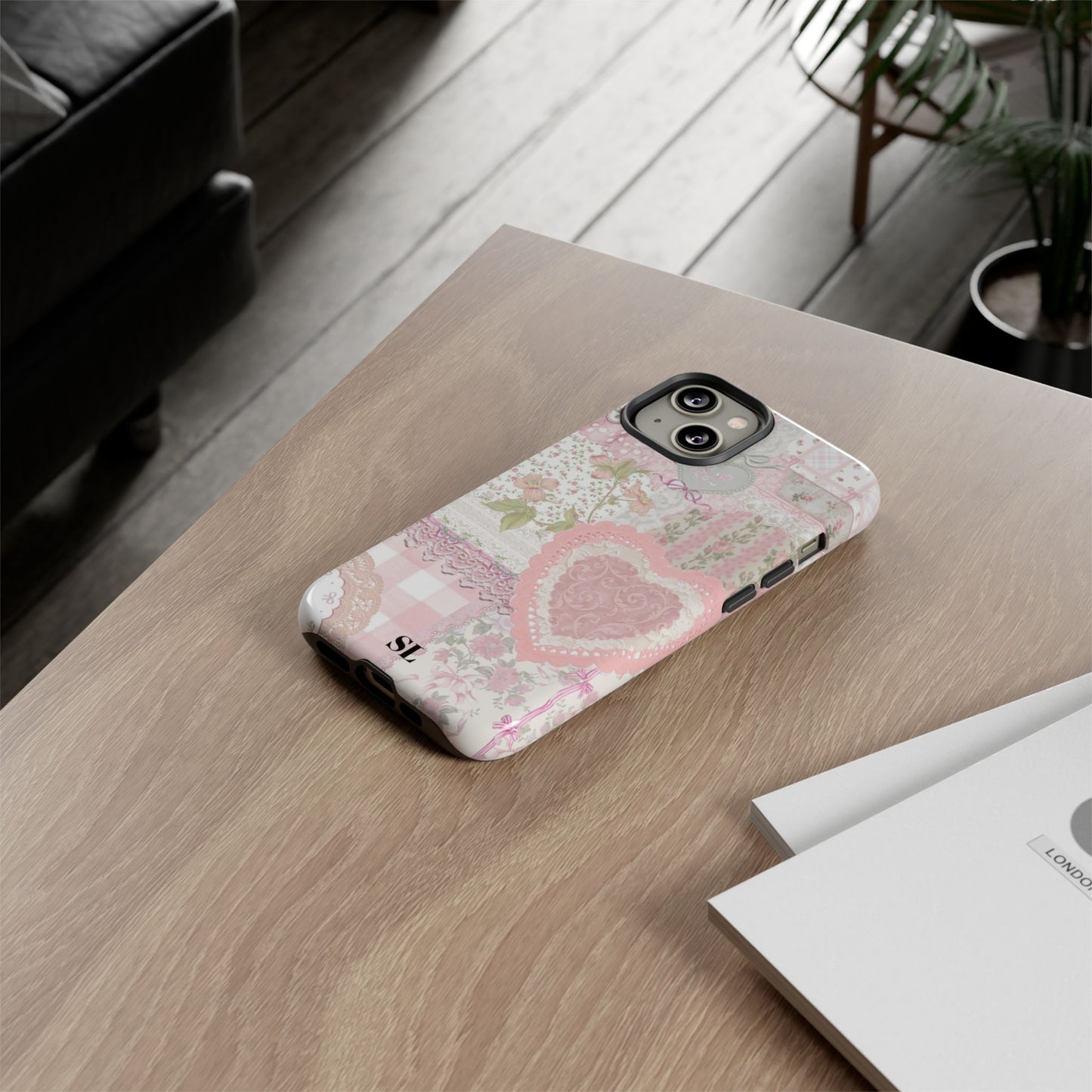 Blushing Floral Patchwork iPhone Case