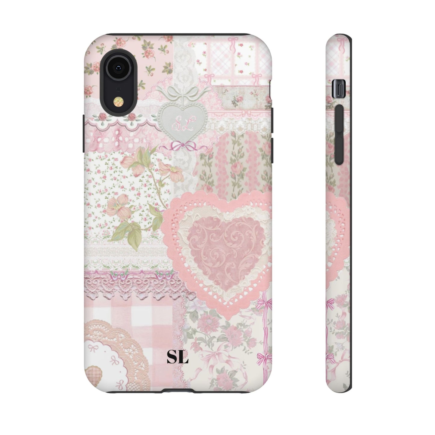 Blushing Floral Patchwork iPhone Case