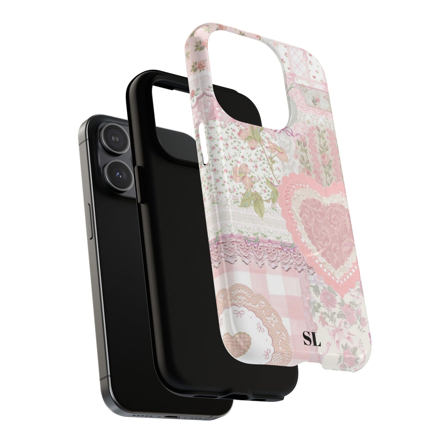 Blushing Floral Patchwork MagSafe Case