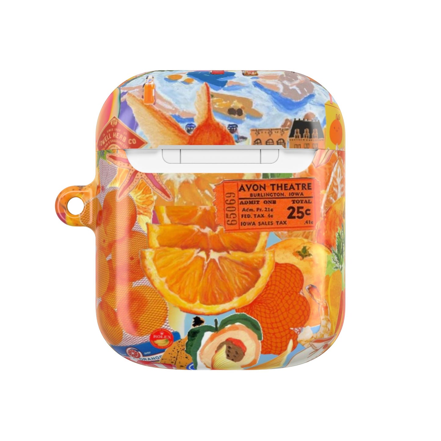 Orange Goldfish AirPod Case
