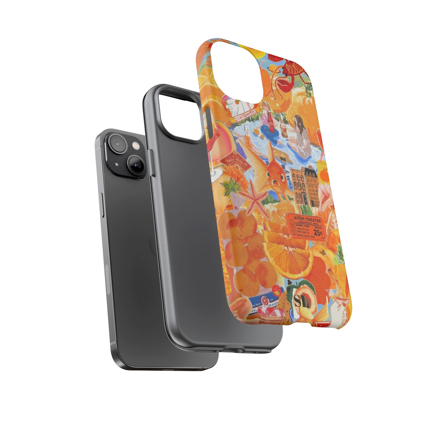 Orange Goldfish iPhone Case