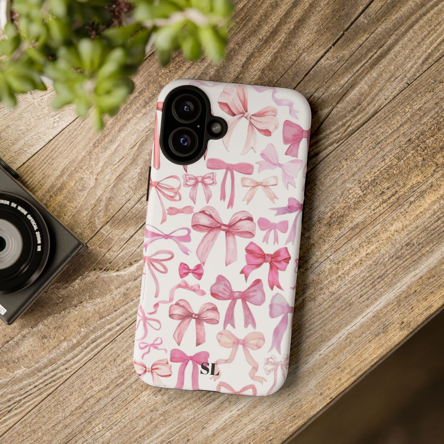 Pink Bows iPhone Case