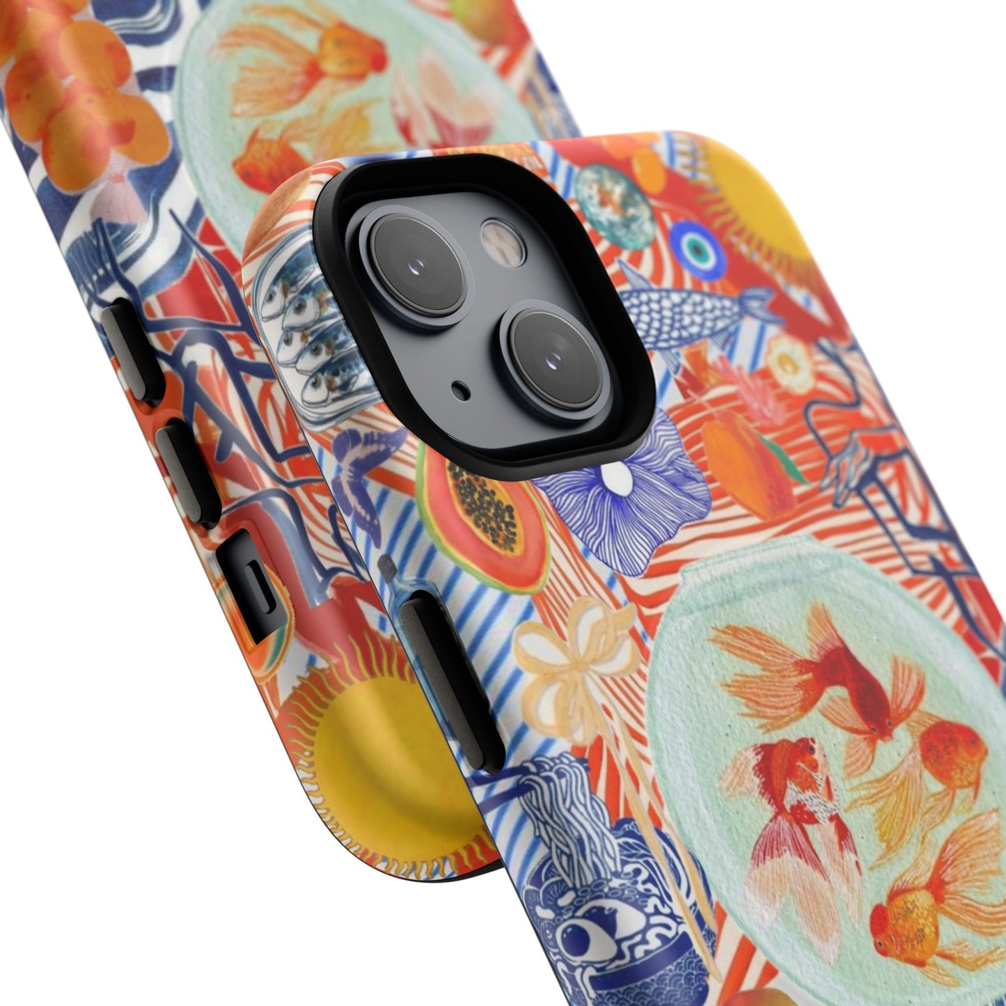 Navy Goldfish Bowl MagSafe Case