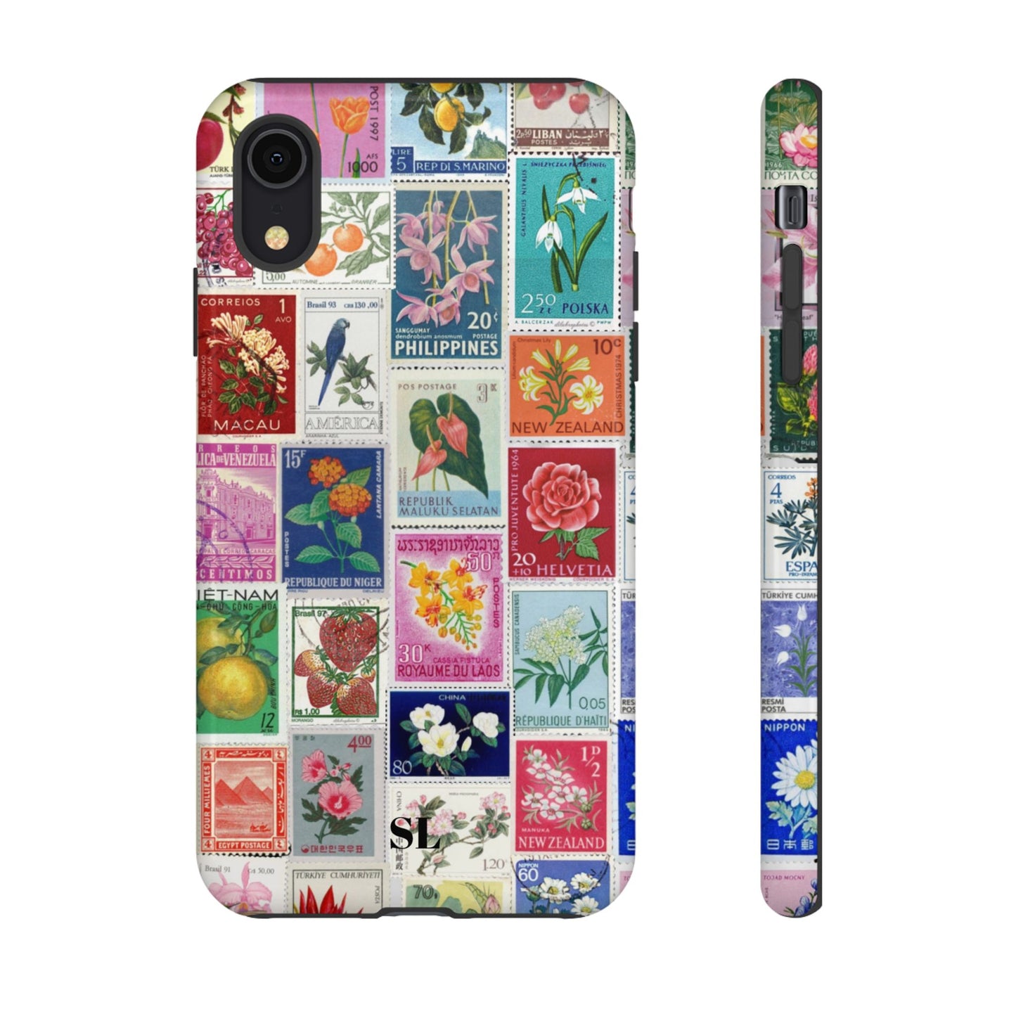 Postcard Stamps iPhone Case
