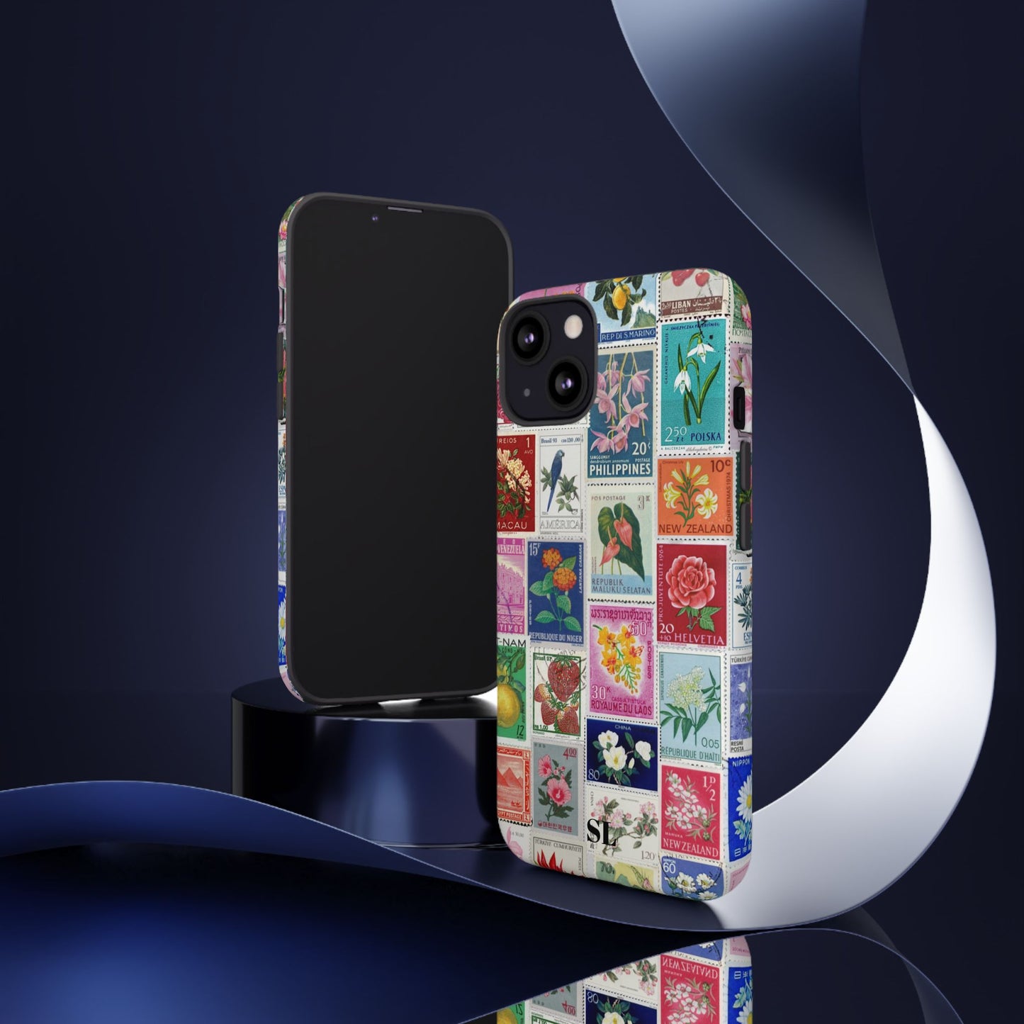 Postcard Stamps iPhone Case