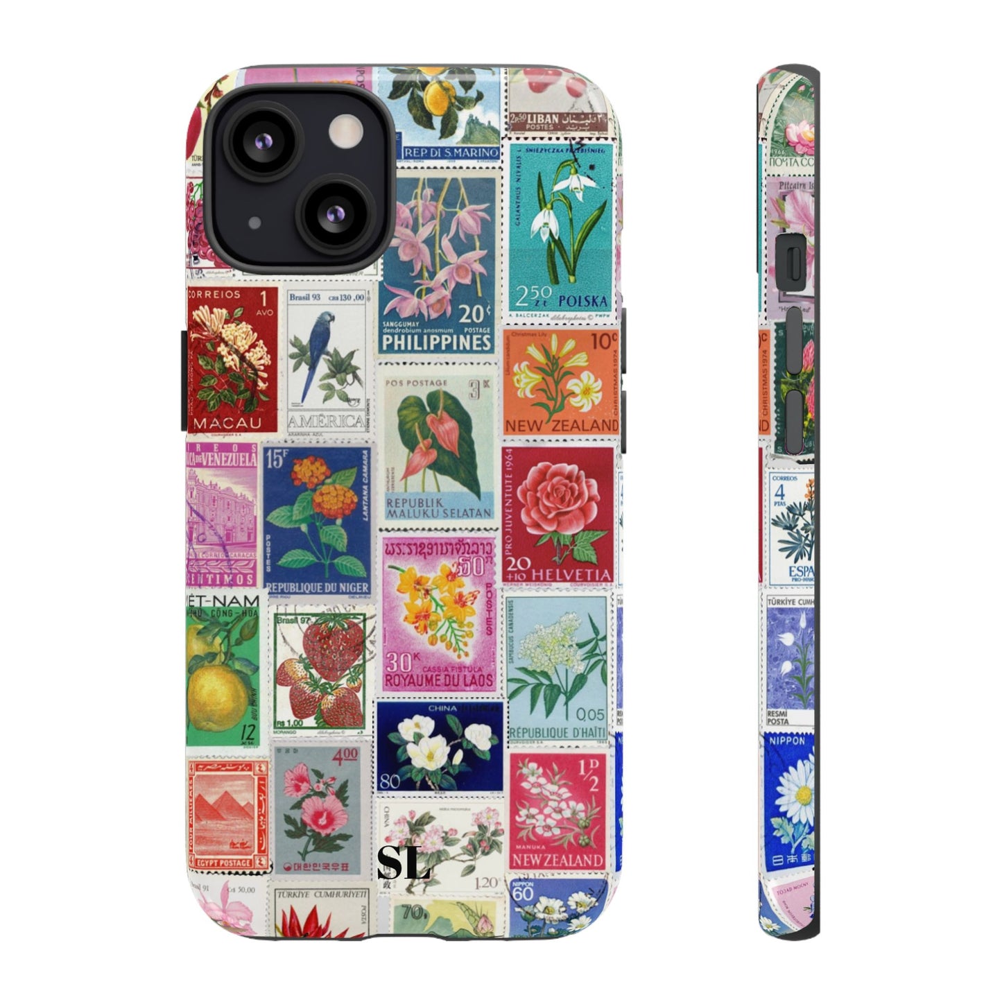 Postcard Stamps iPhone Case