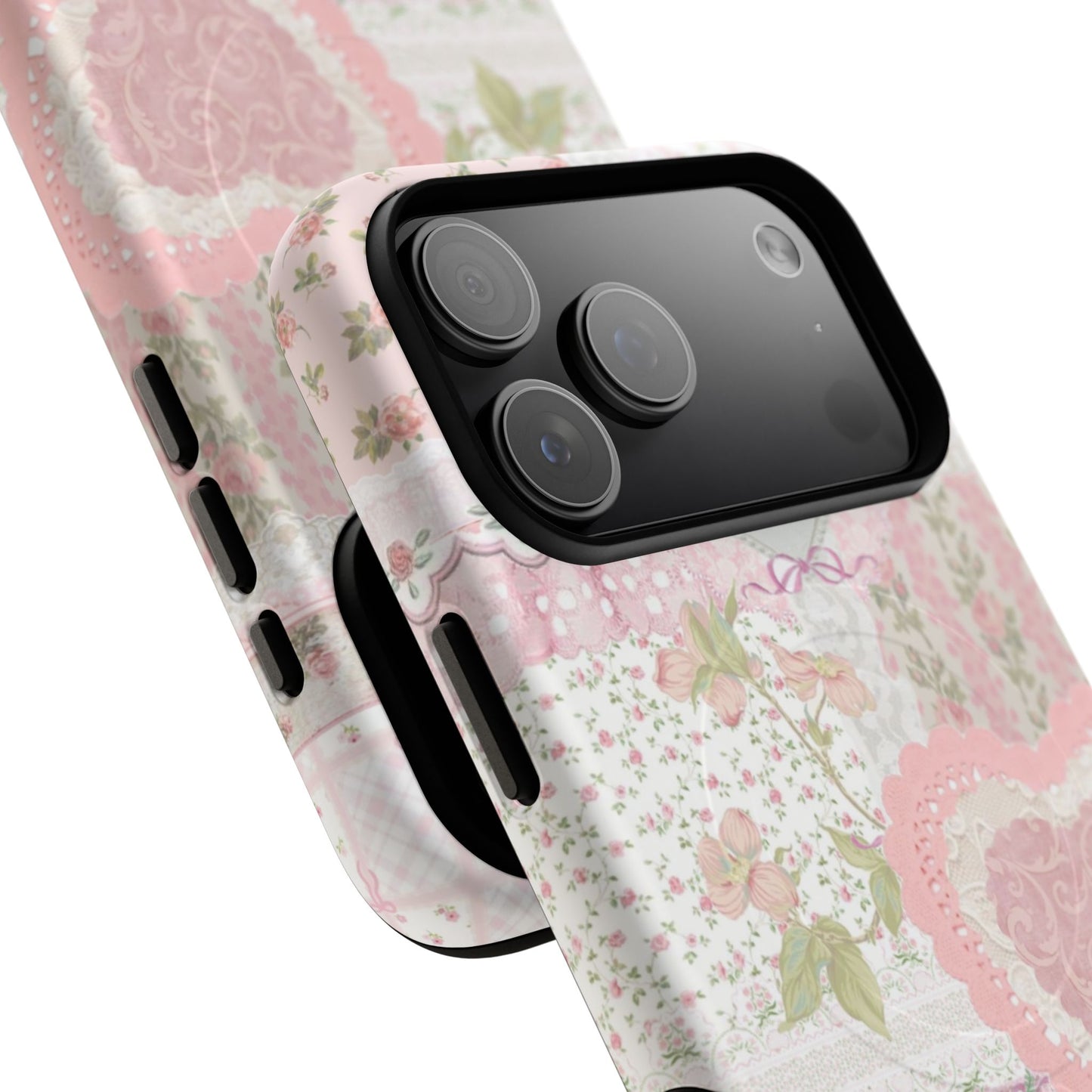 Blushing Floral Patchwork MagSafe Case
