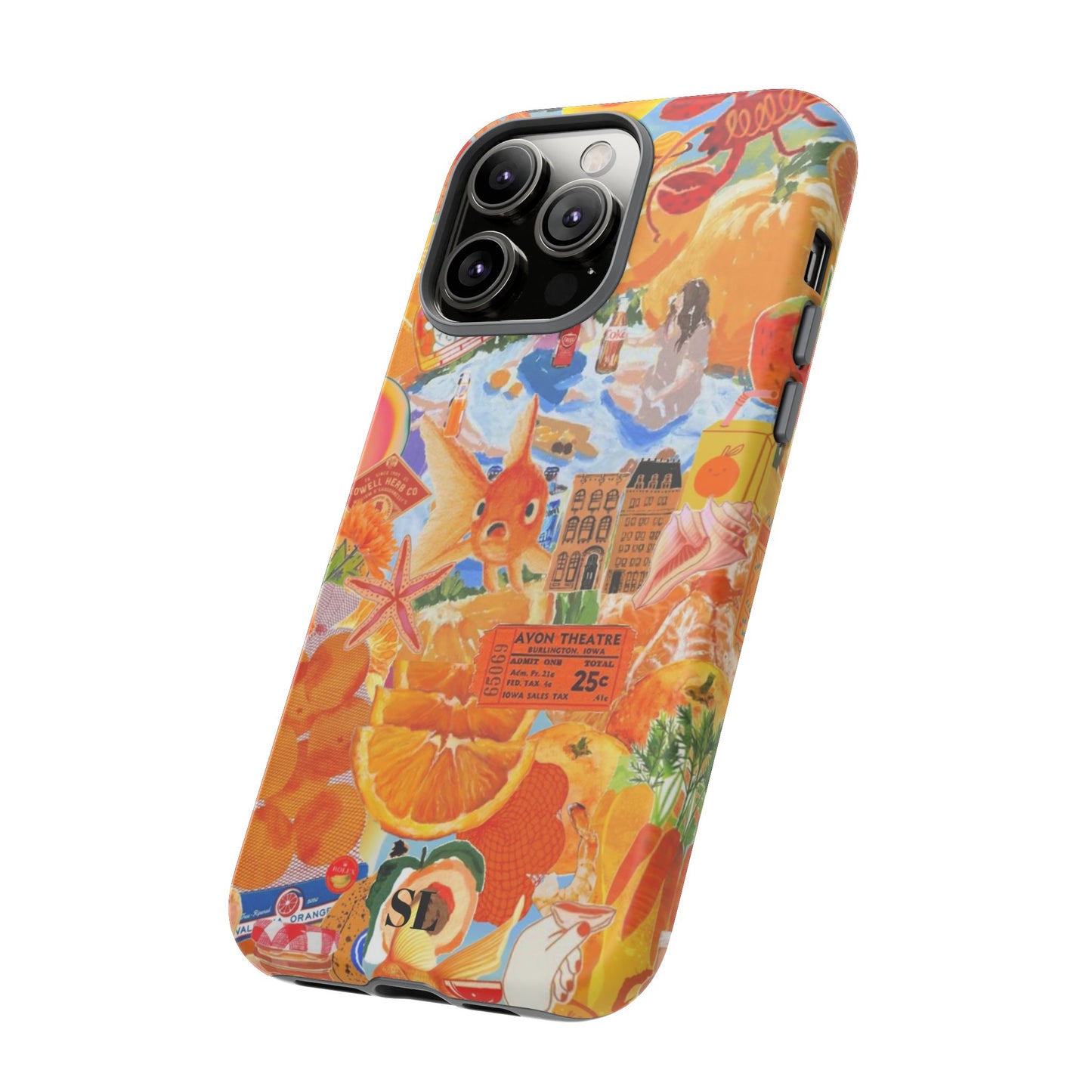 Orange Goldfish iPhone Case