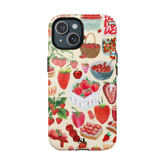 Strawberry Collage MagSafe Case