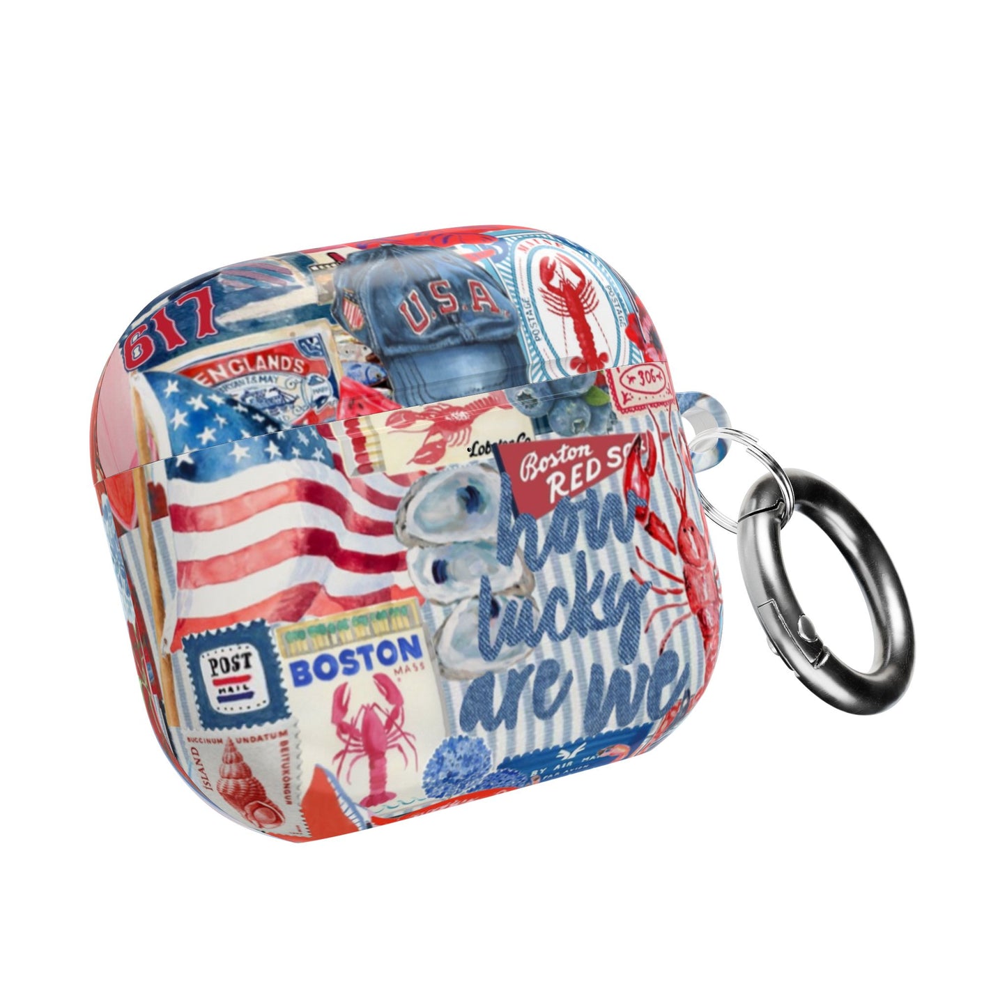 Red, White & Blue AirPod Case