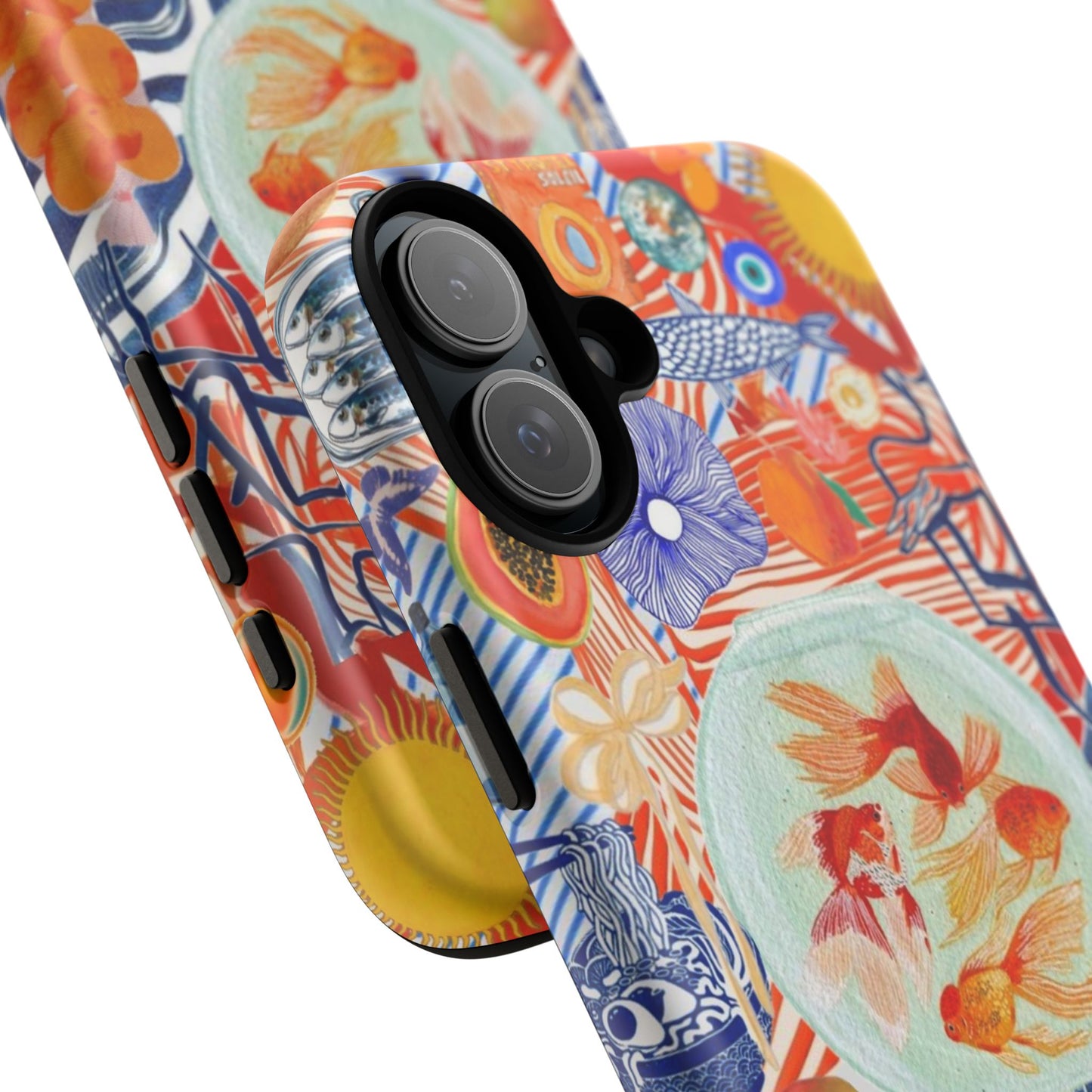 Navy Goldfish Bowl MagSafe Case