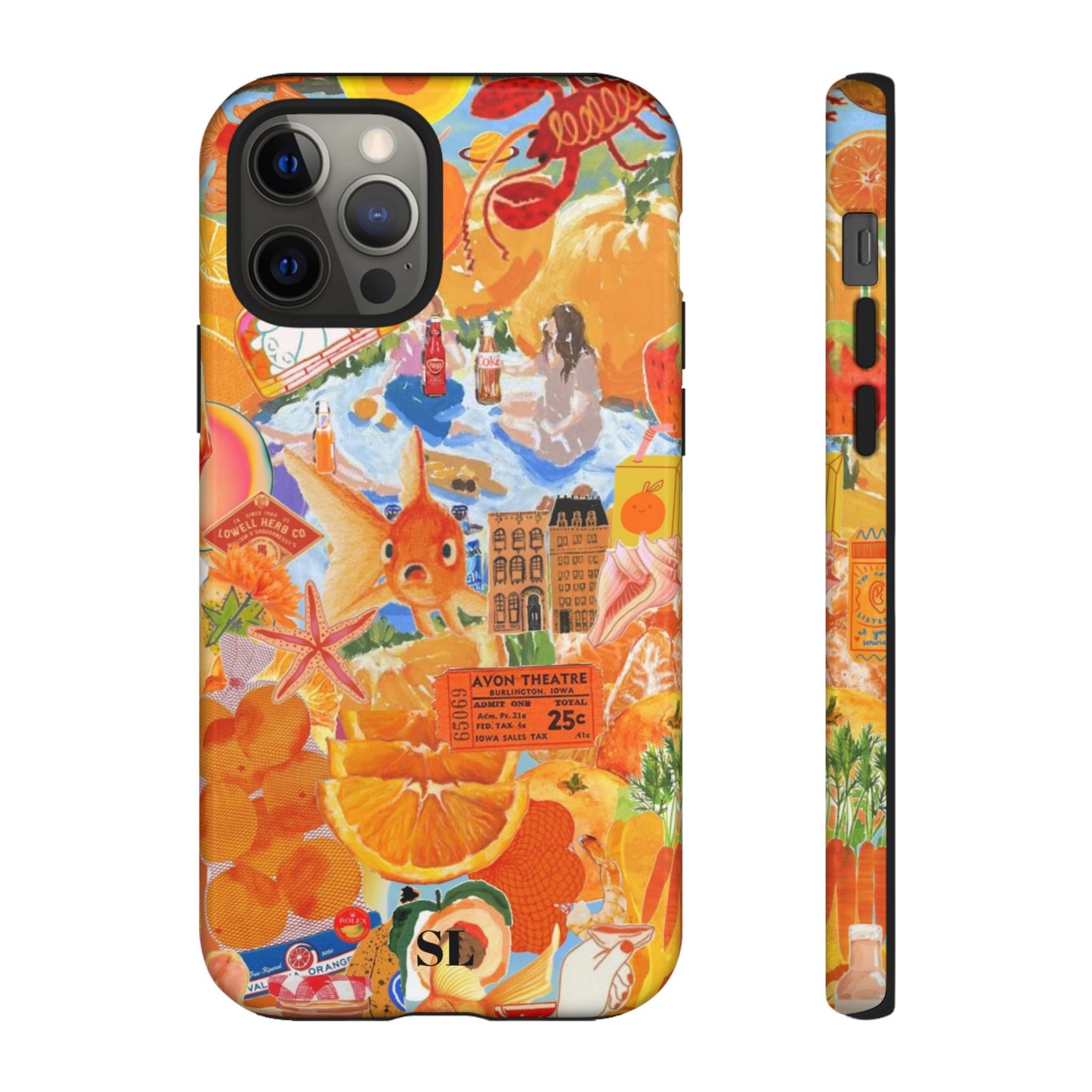 Orange Goldfish iPhone Case