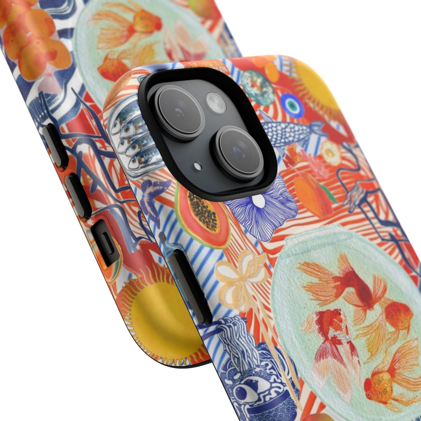 Navy Goldfish Bowl MagSafe Case