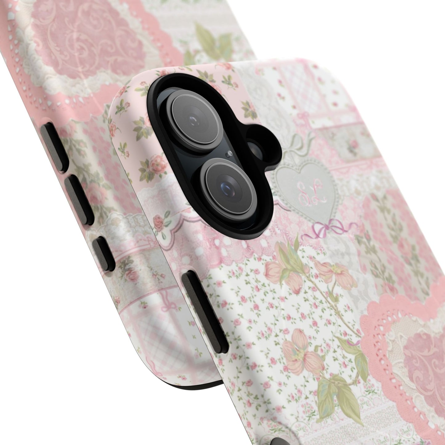 Blushing Floral Patchwork MagSafe Case