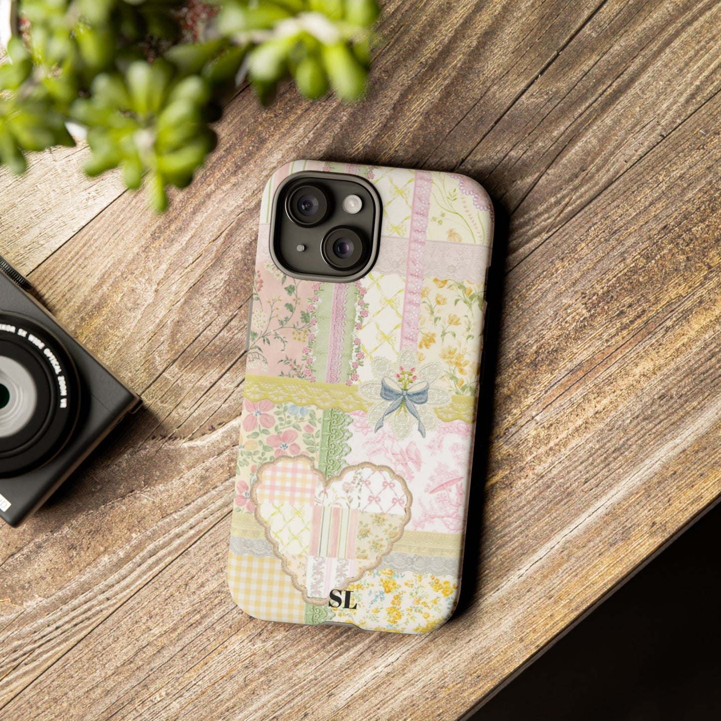 Garden Quilt Patchwork iPhone Case