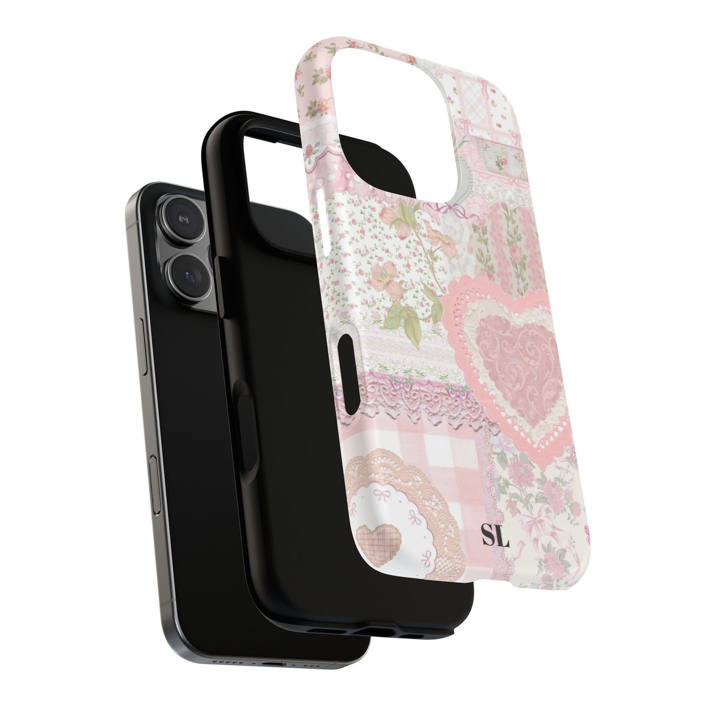 Blushing Floral Patchwork MagSafe Case