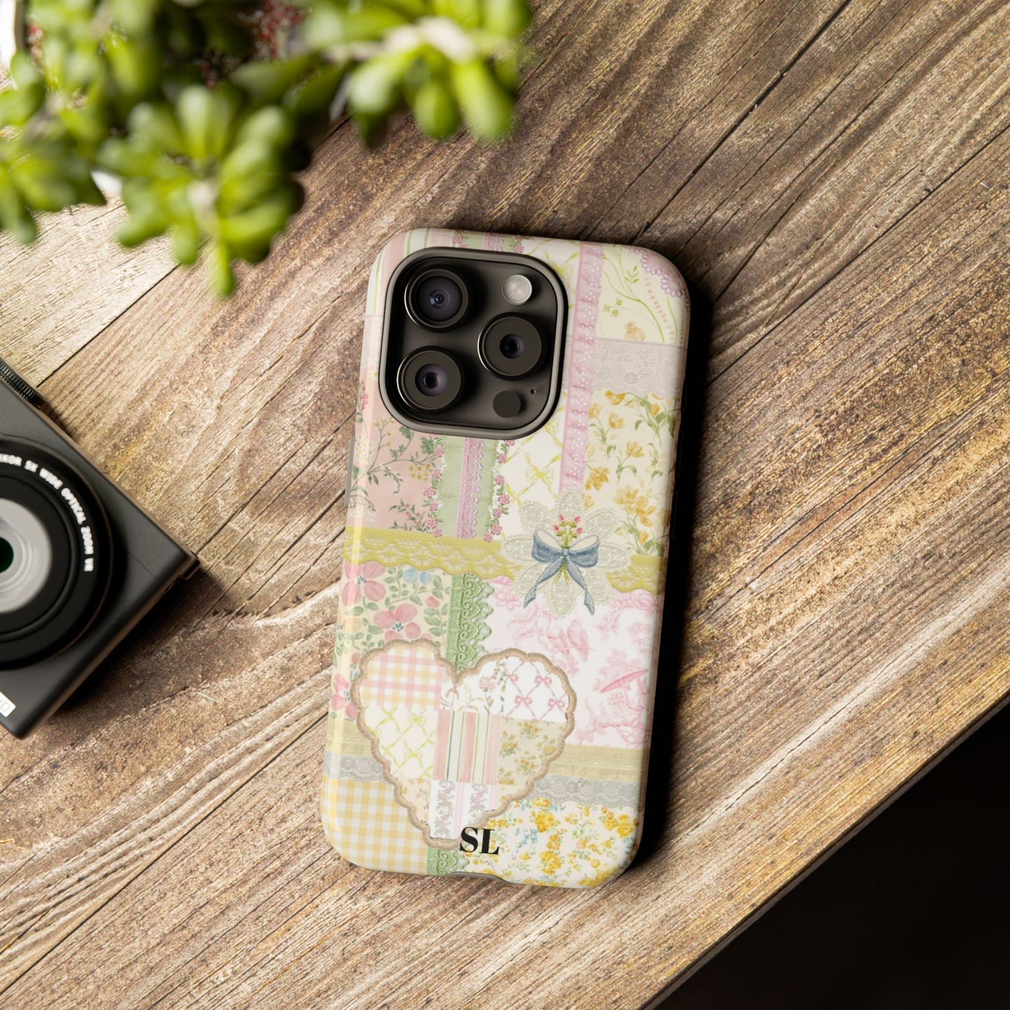 Garden Quilt Patchwork iPhone Case