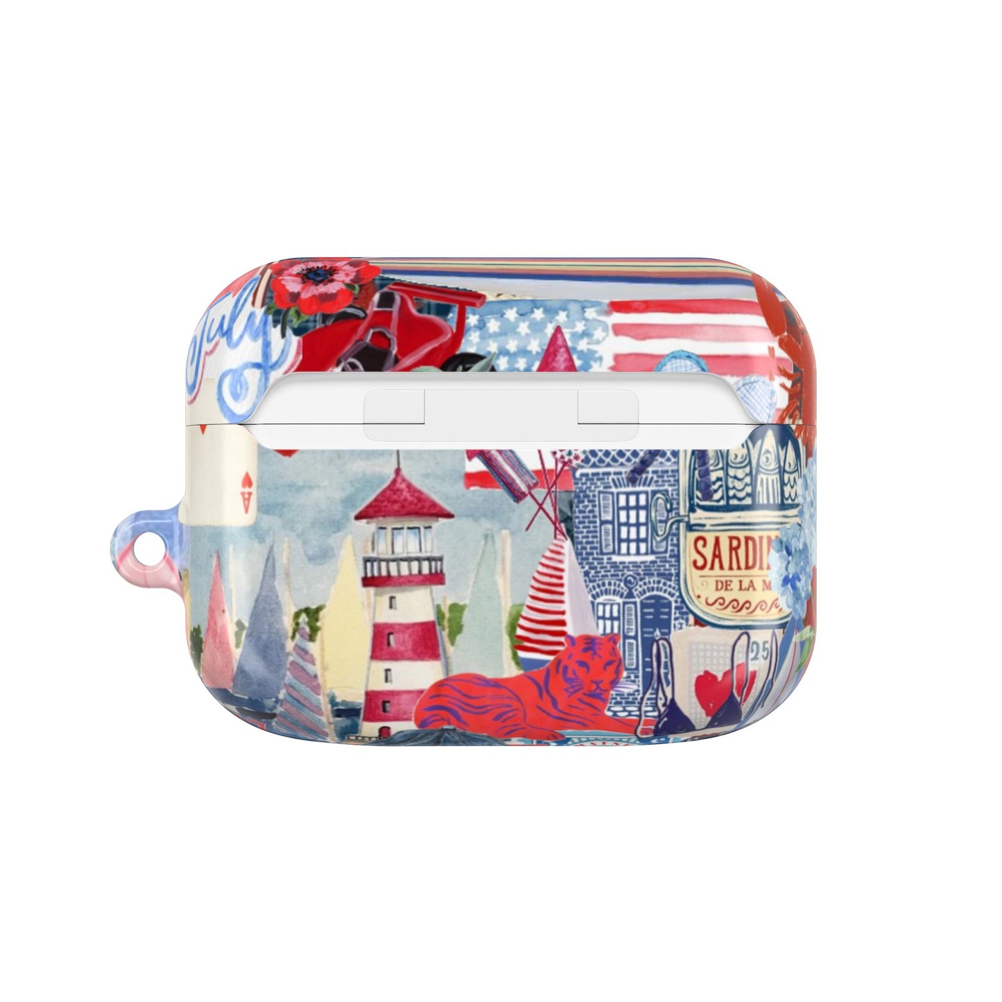 Red, White & Blue AirPod Case