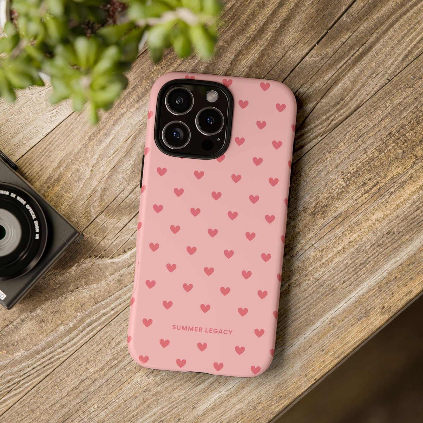 Blushing Hearts iPhone Case