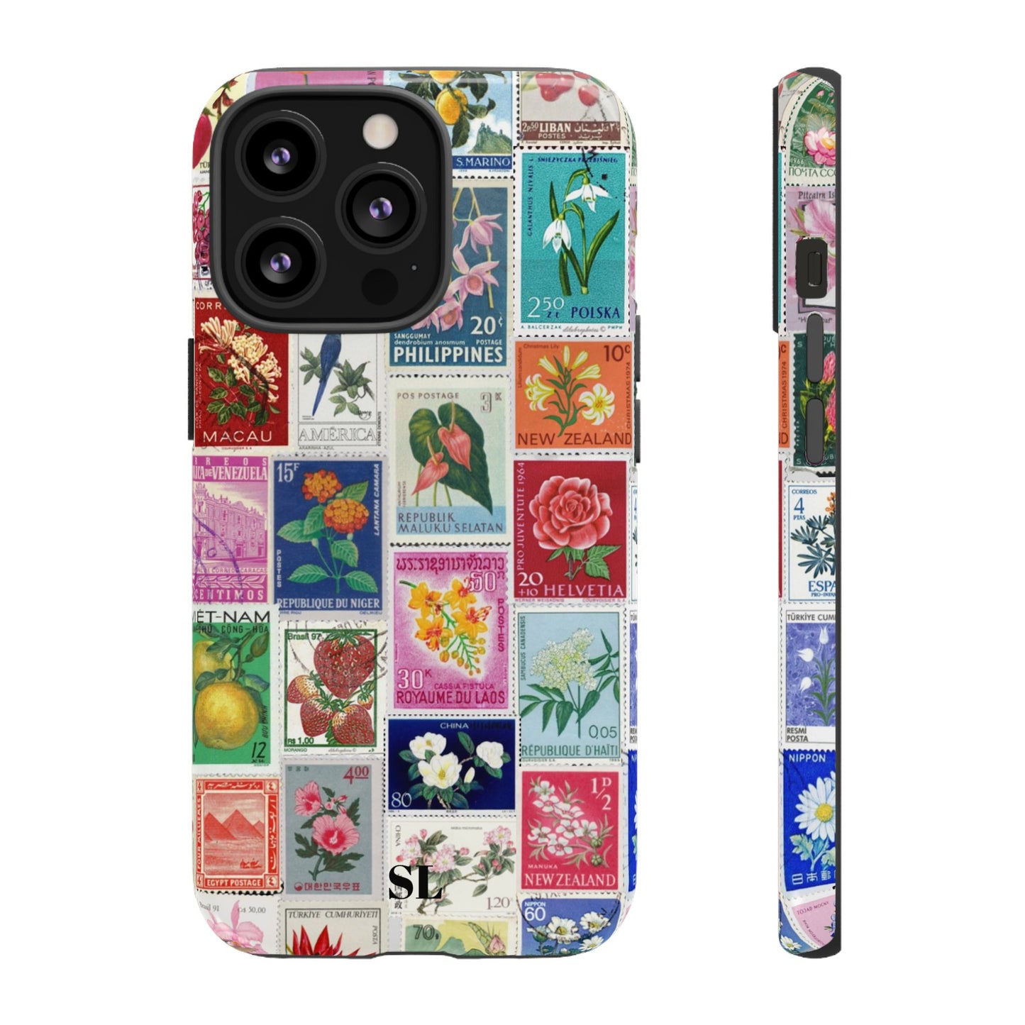 Postcard Stamps iPhone Case