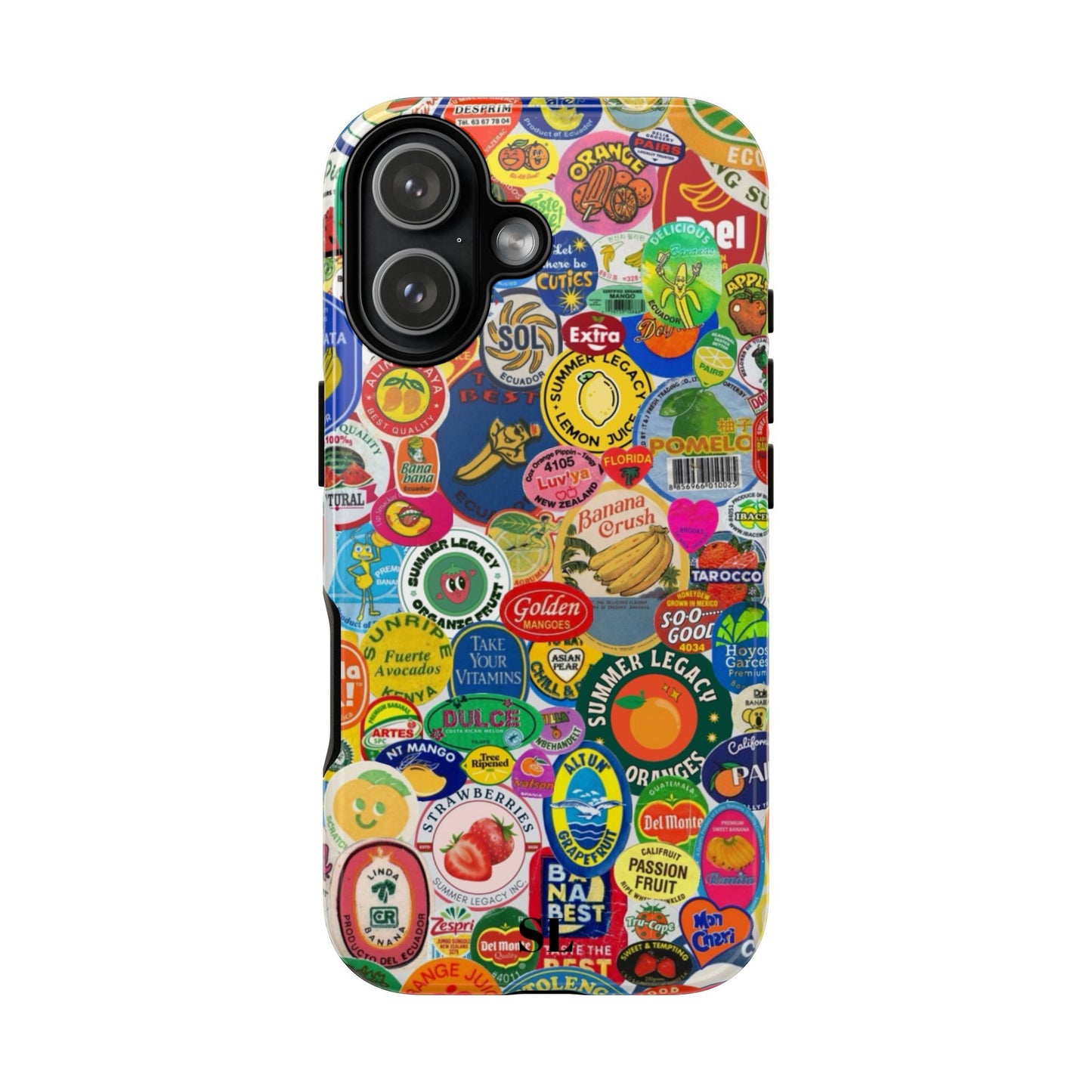 Fruit Stickers iPhone Case