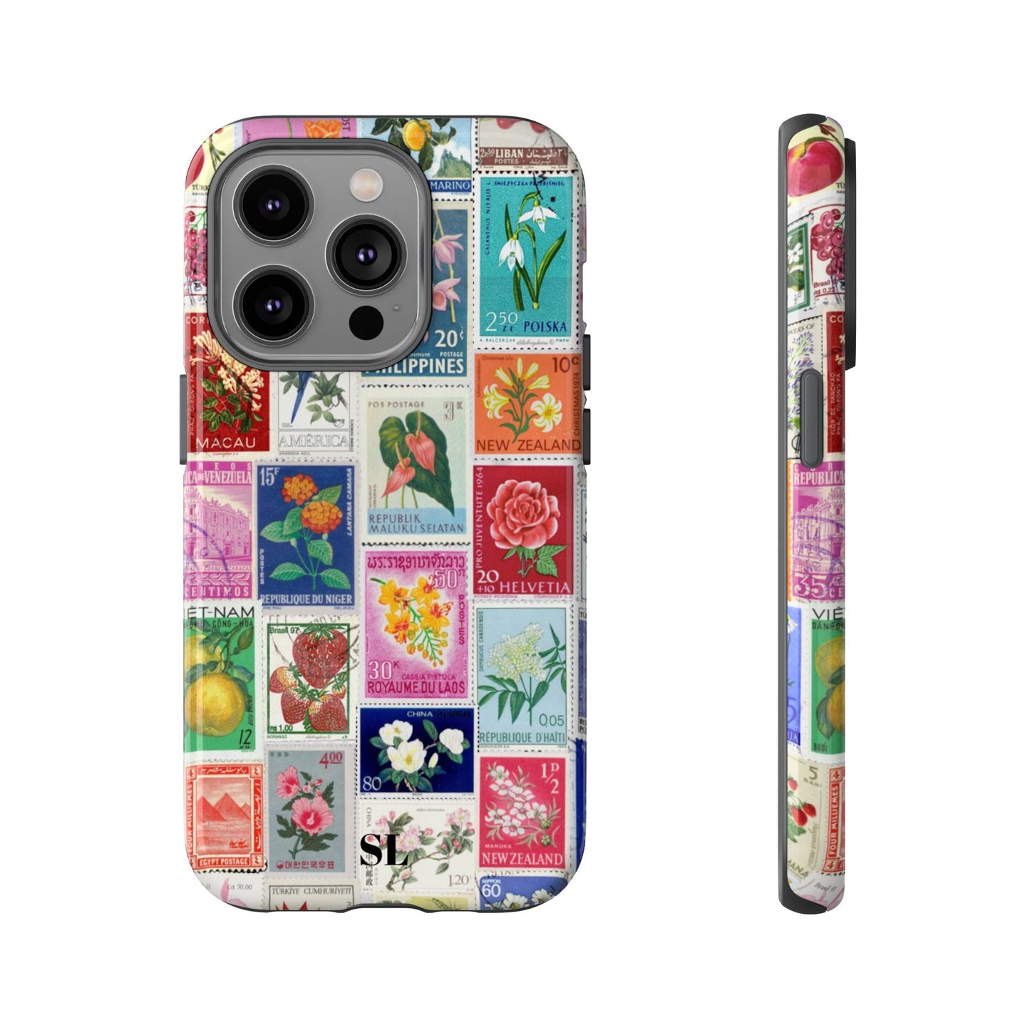 Postcard Stamps iPhone Case