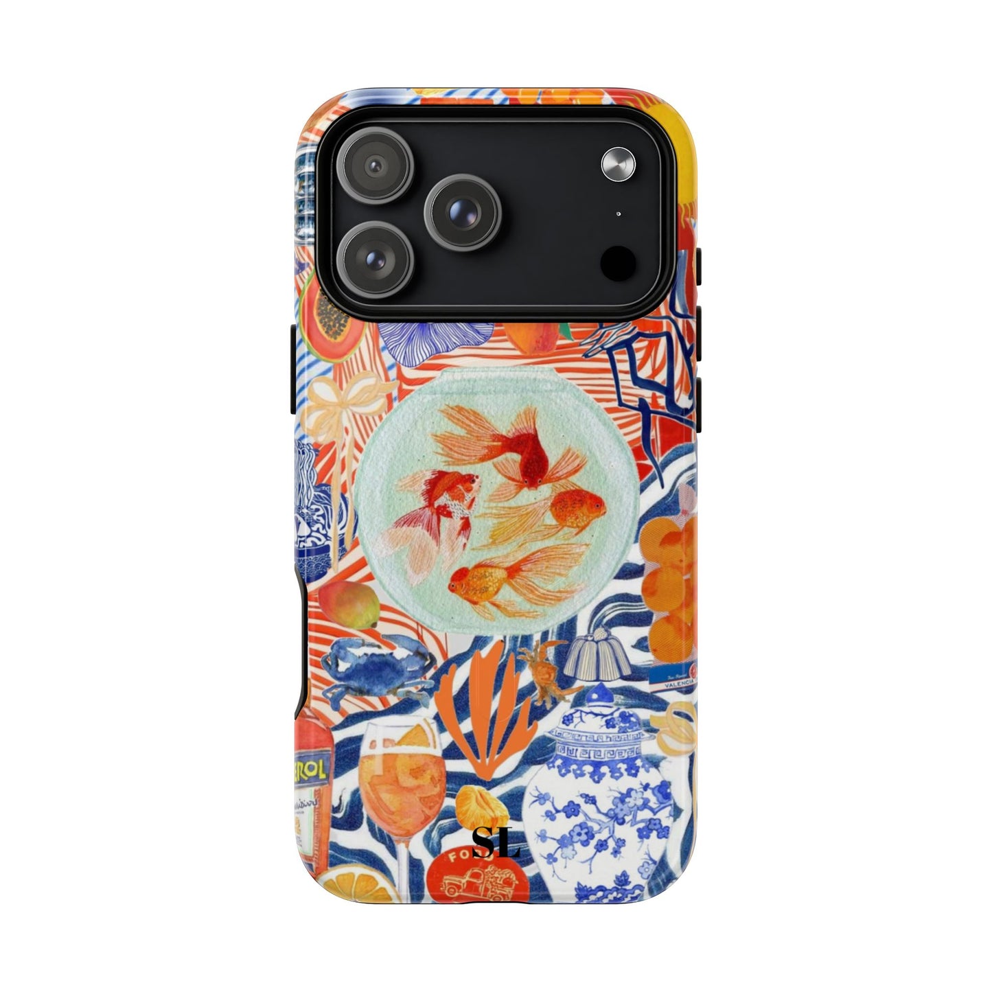 Navy Goldfish Bowl MagSafe Case