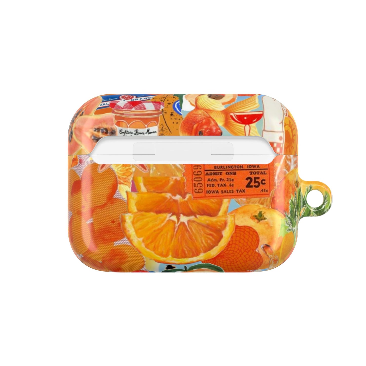 Orange Goldfish AirPod Case