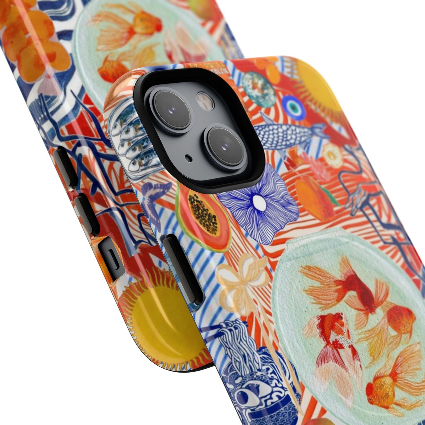 Navy Goldfish Bowl MagSafe Case