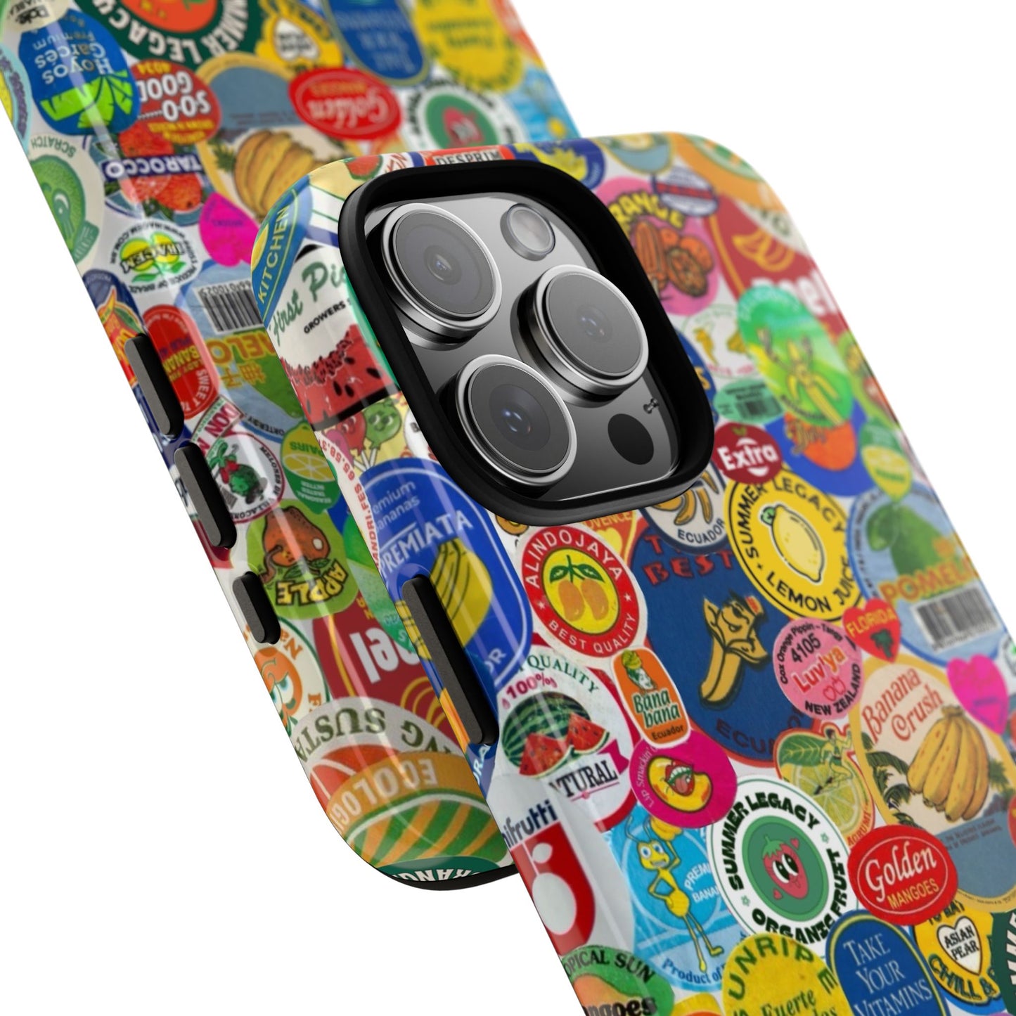 Fruit Stickers iPhone Case