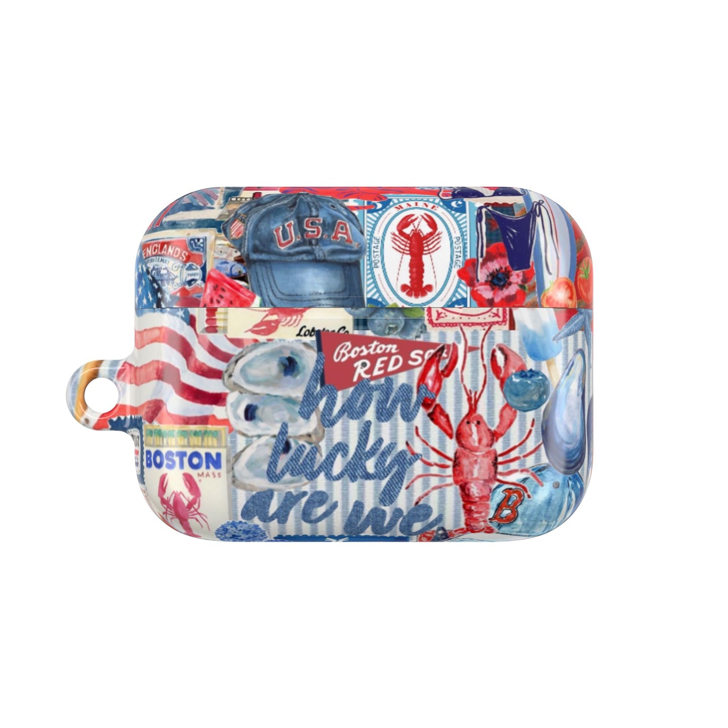 Red, White & Blue AirPod Case