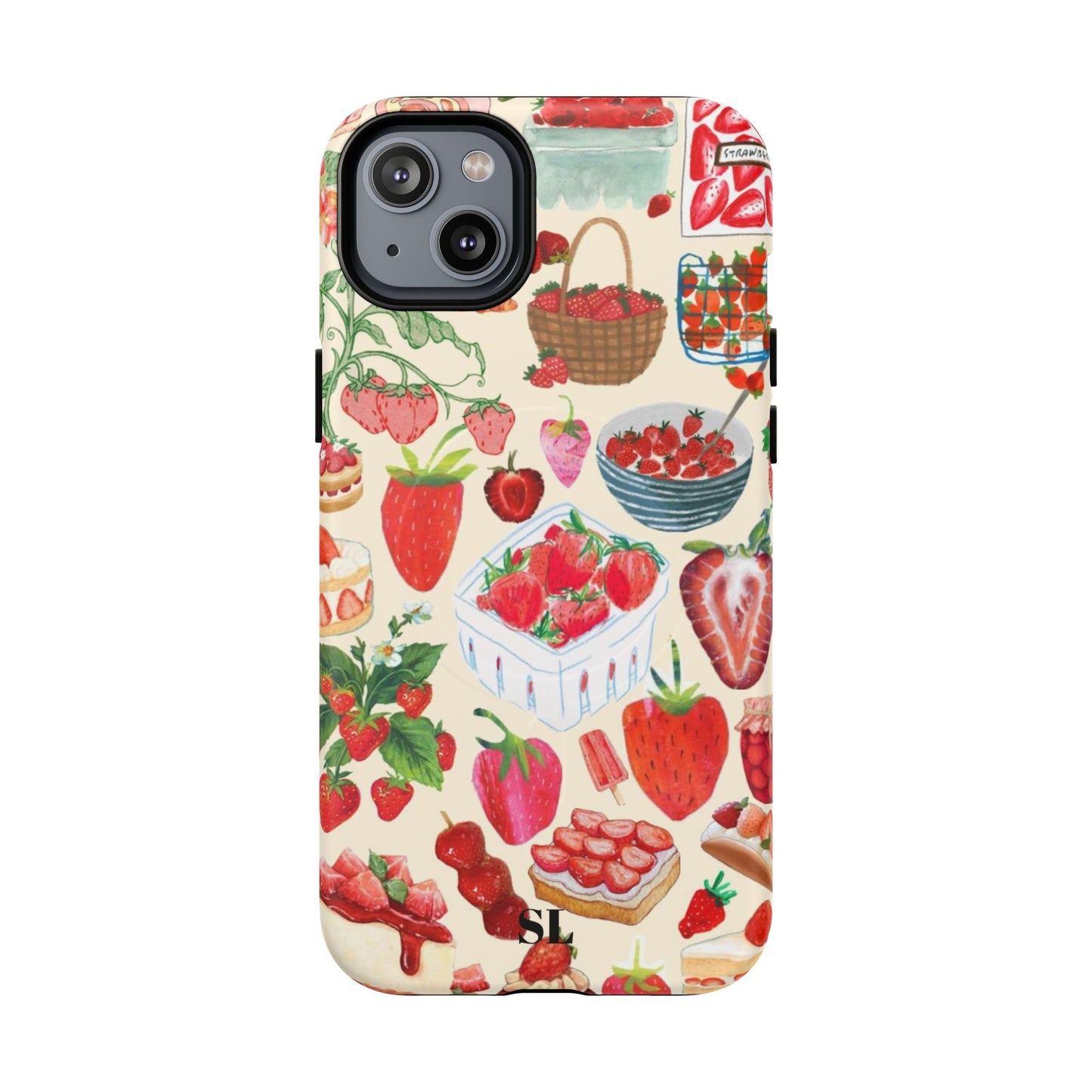 Strawberry Collage MagSafe Case