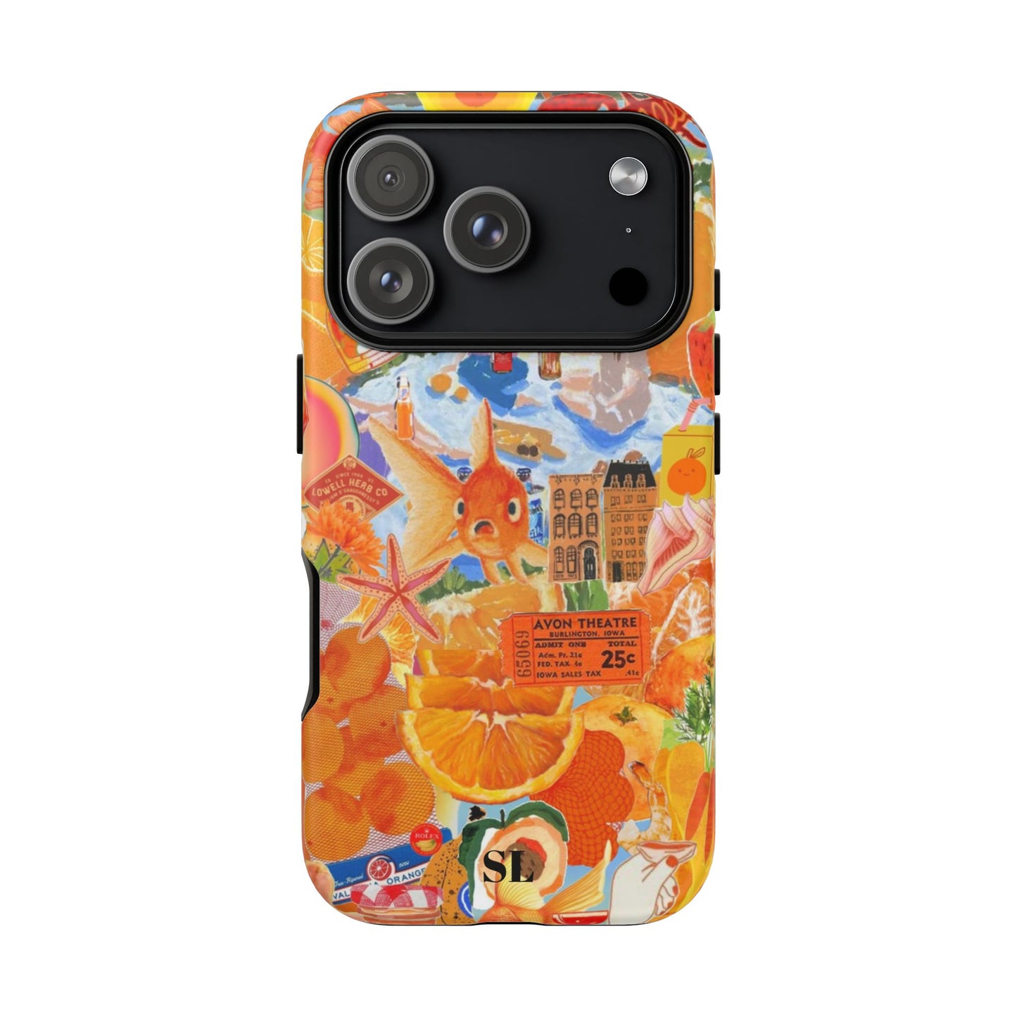 Orange Goldfish iPhone Case