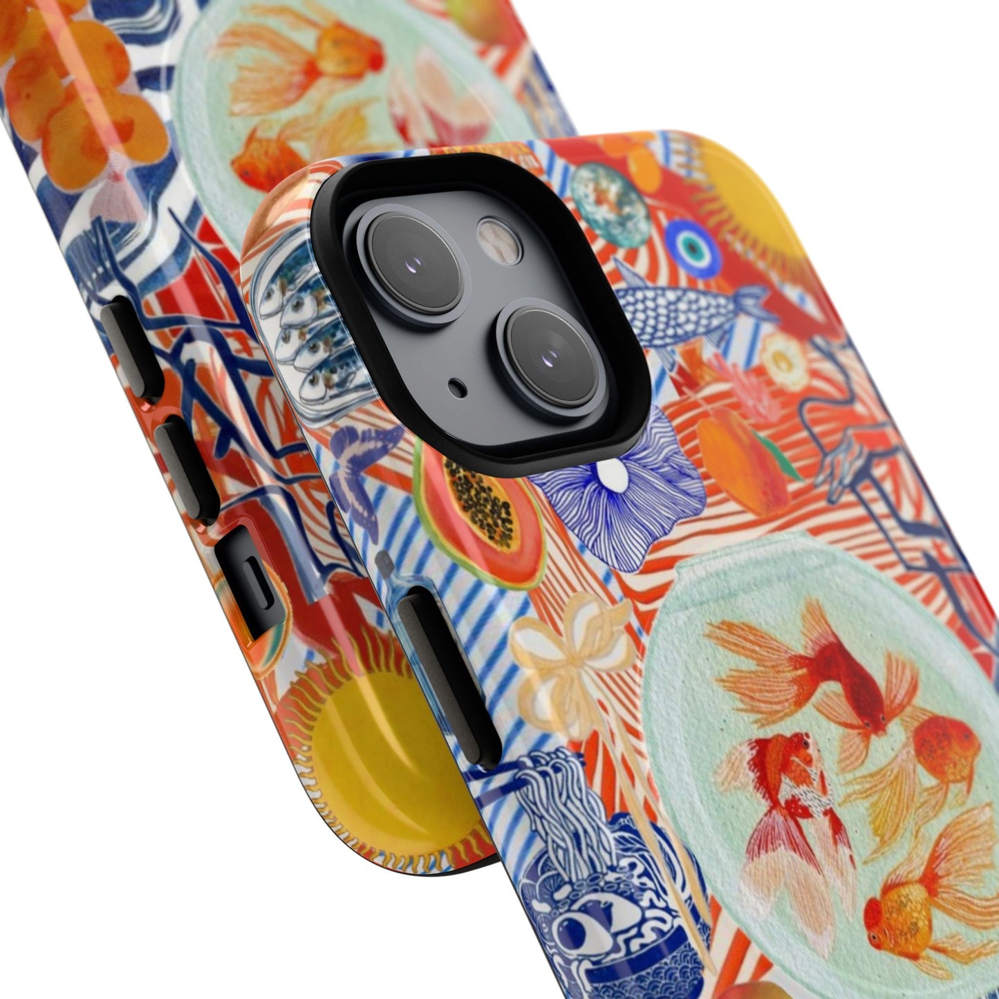 Navy Goldfish Bowl MagSafe Case