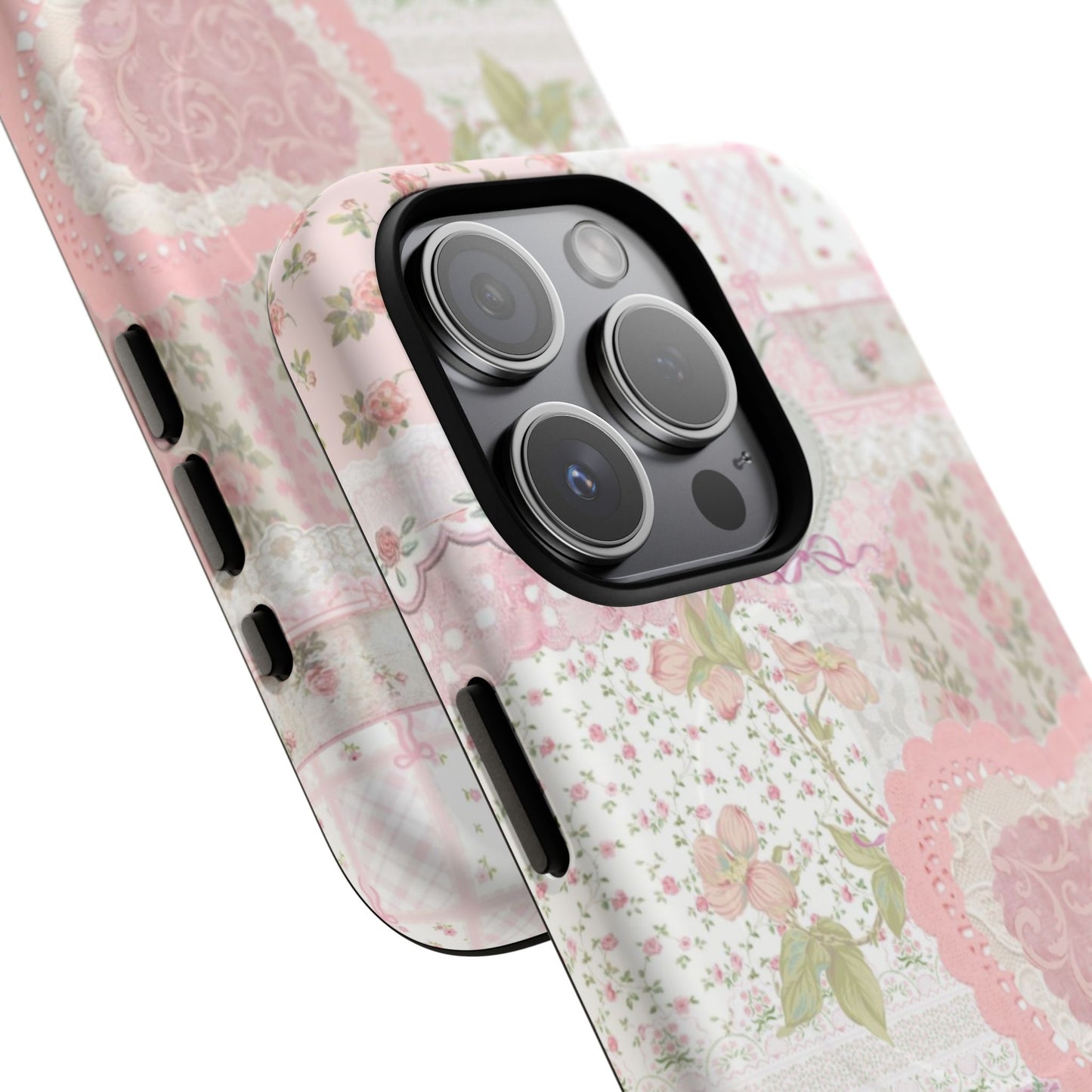 Blushing Floral Patchwork MagSafe Case