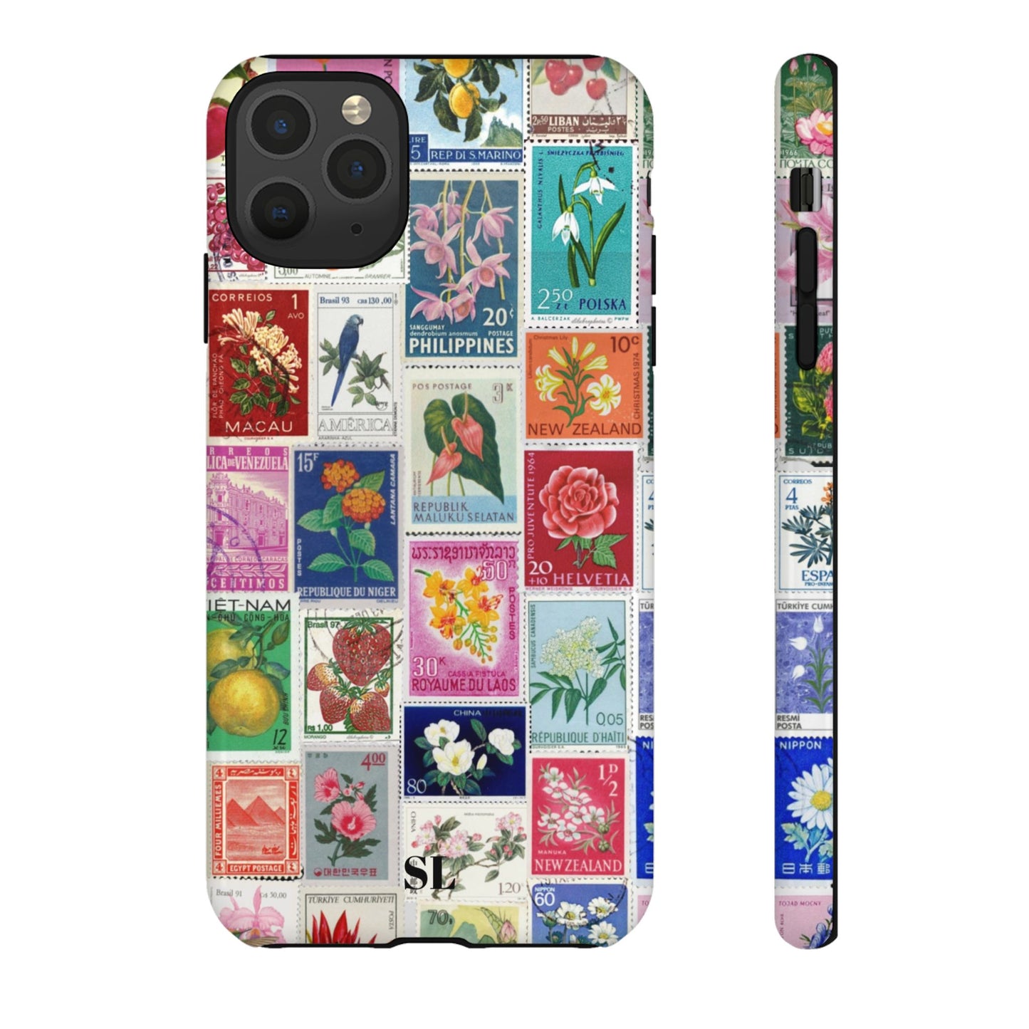 Postcard Stamps iPhone Case