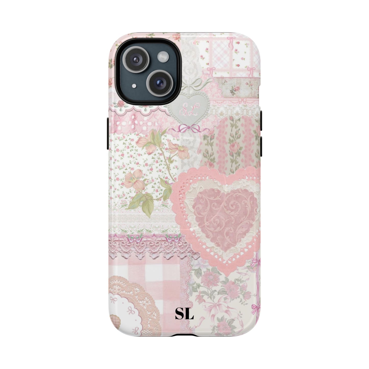 Blushing Floral Patchwork MagSafe Case