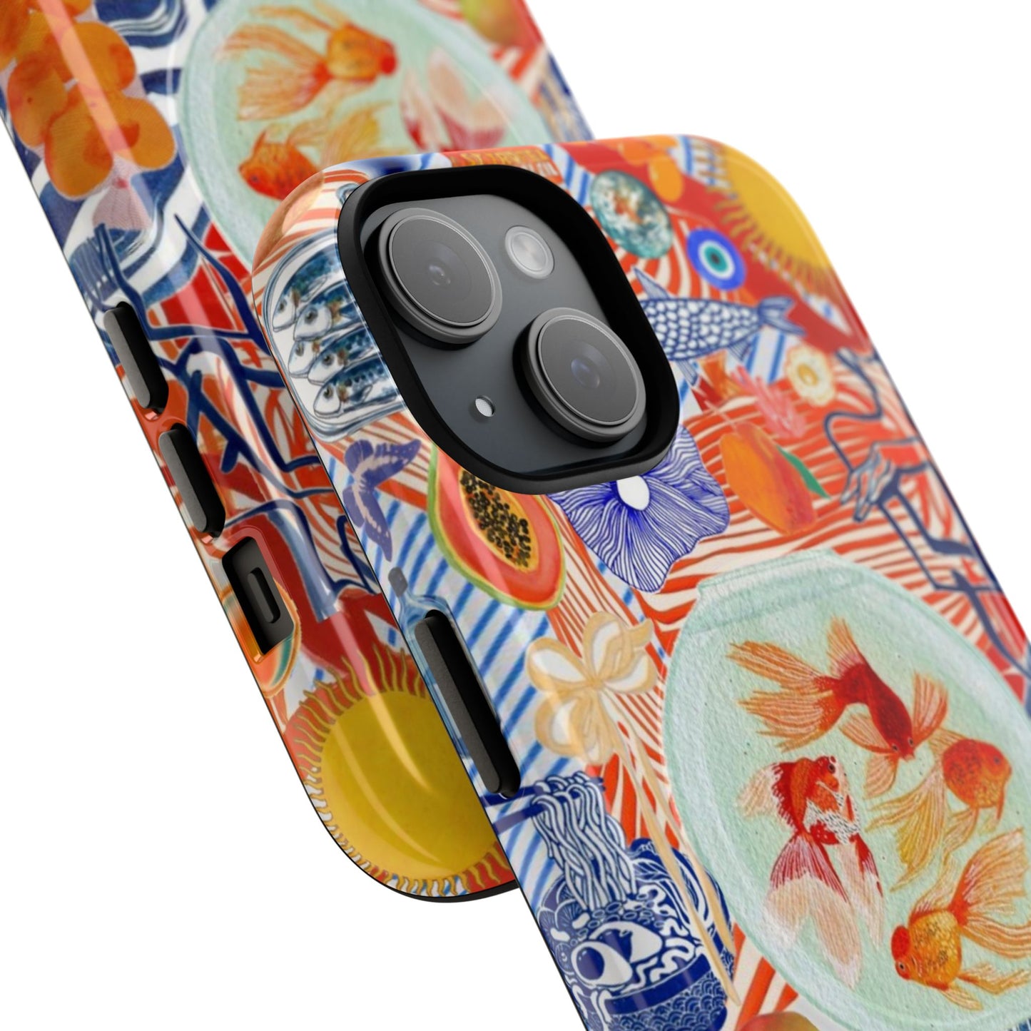 Navy Goldfish Bowl MagSafe Case