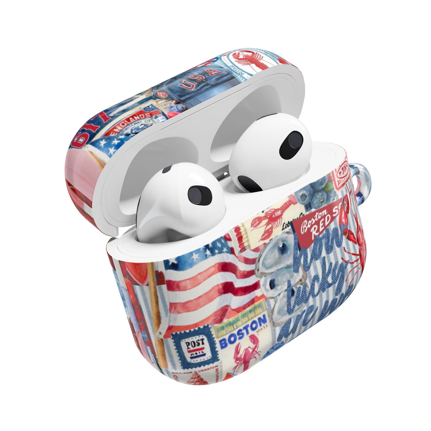 Red, White & Blue AirPod Case