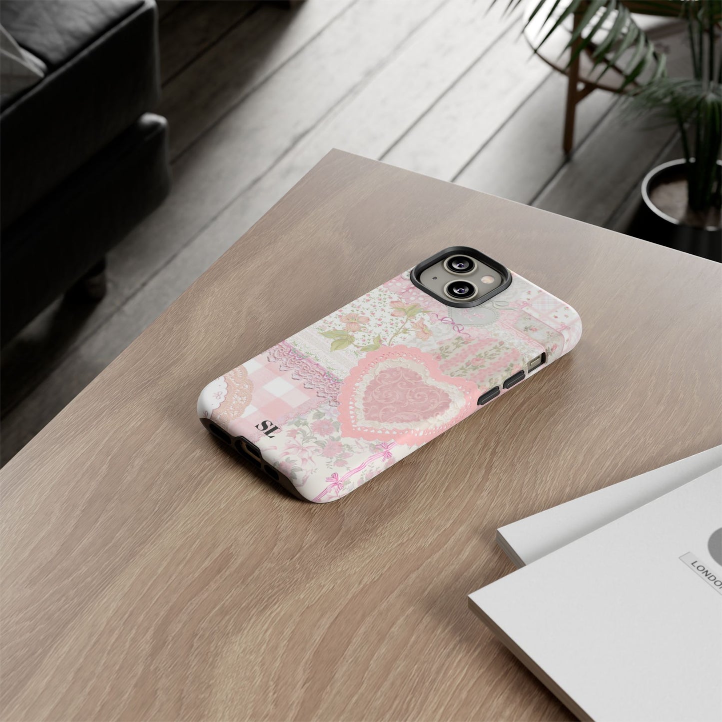 Blushing Floral Patchwork iPhone Case