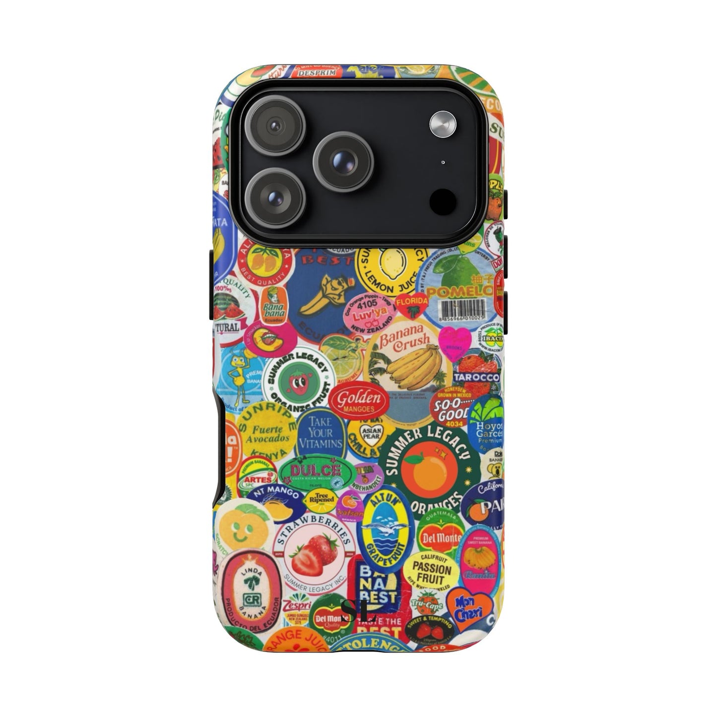 Fruit Stickers iPhone Case
