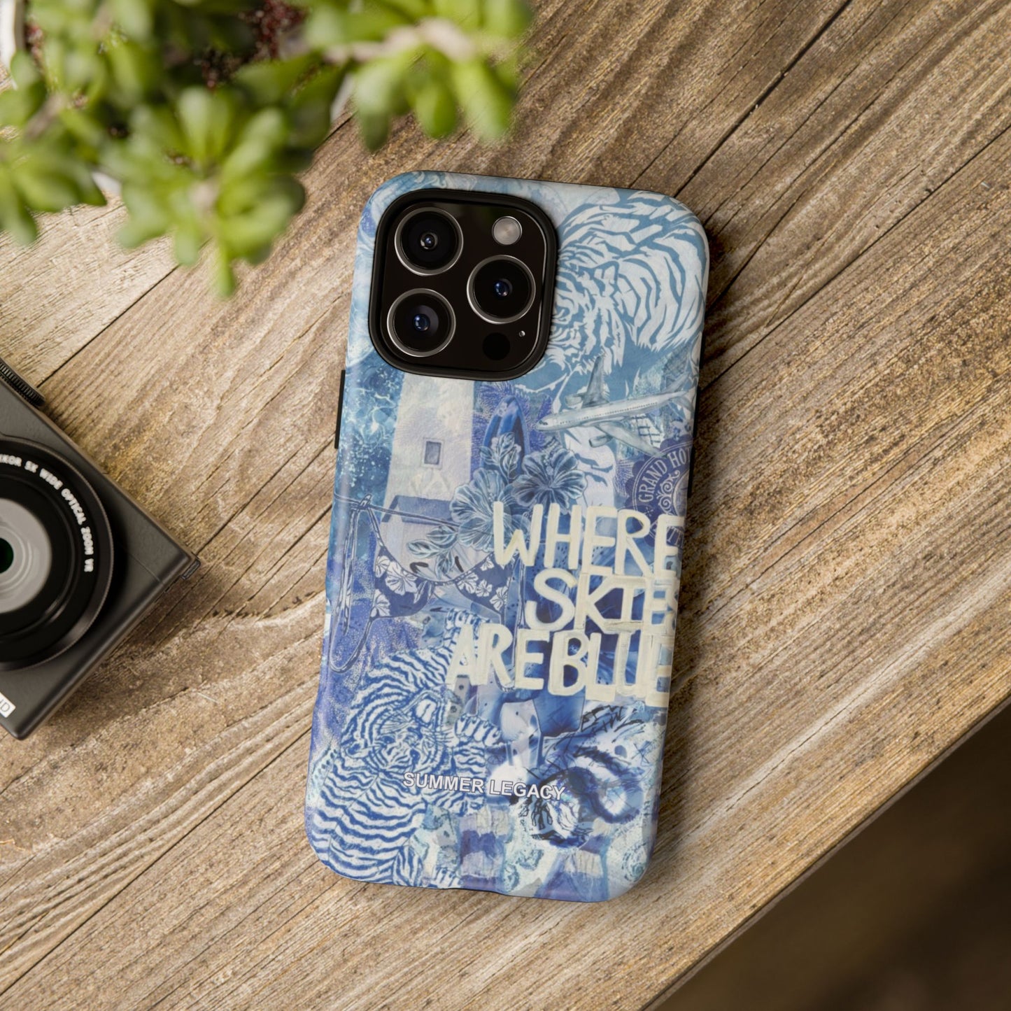 Blue Horizon iPhone Case